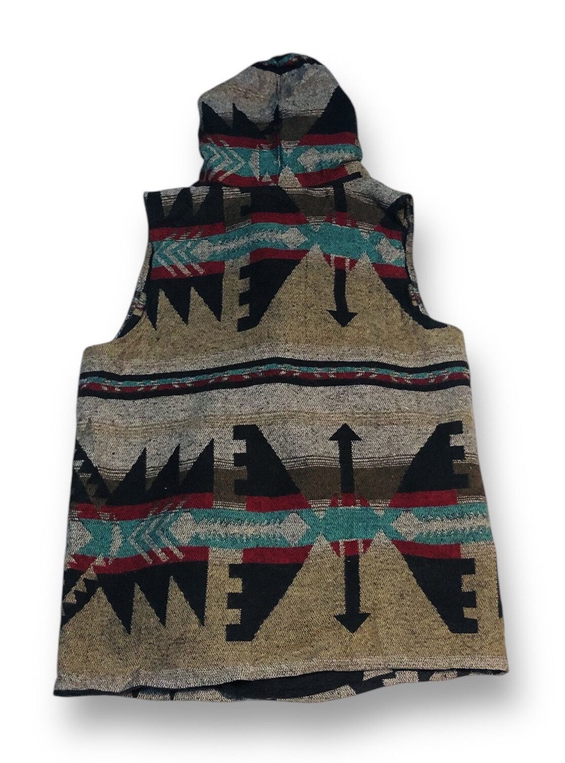 Vintage Navajo Hoodie Sleeveless (1) Size US XL / EU 56 / 4 - 2 Thumbnail
