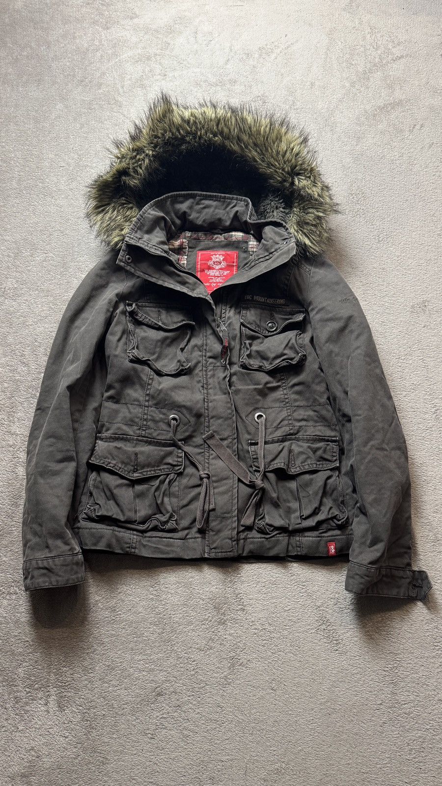 Japanese Brand Y2K Faux Fur Hood Jacket If Six Was Nine goa cdg LGB style Size US XS / EU 42 / 0 - 2 Thumbnail