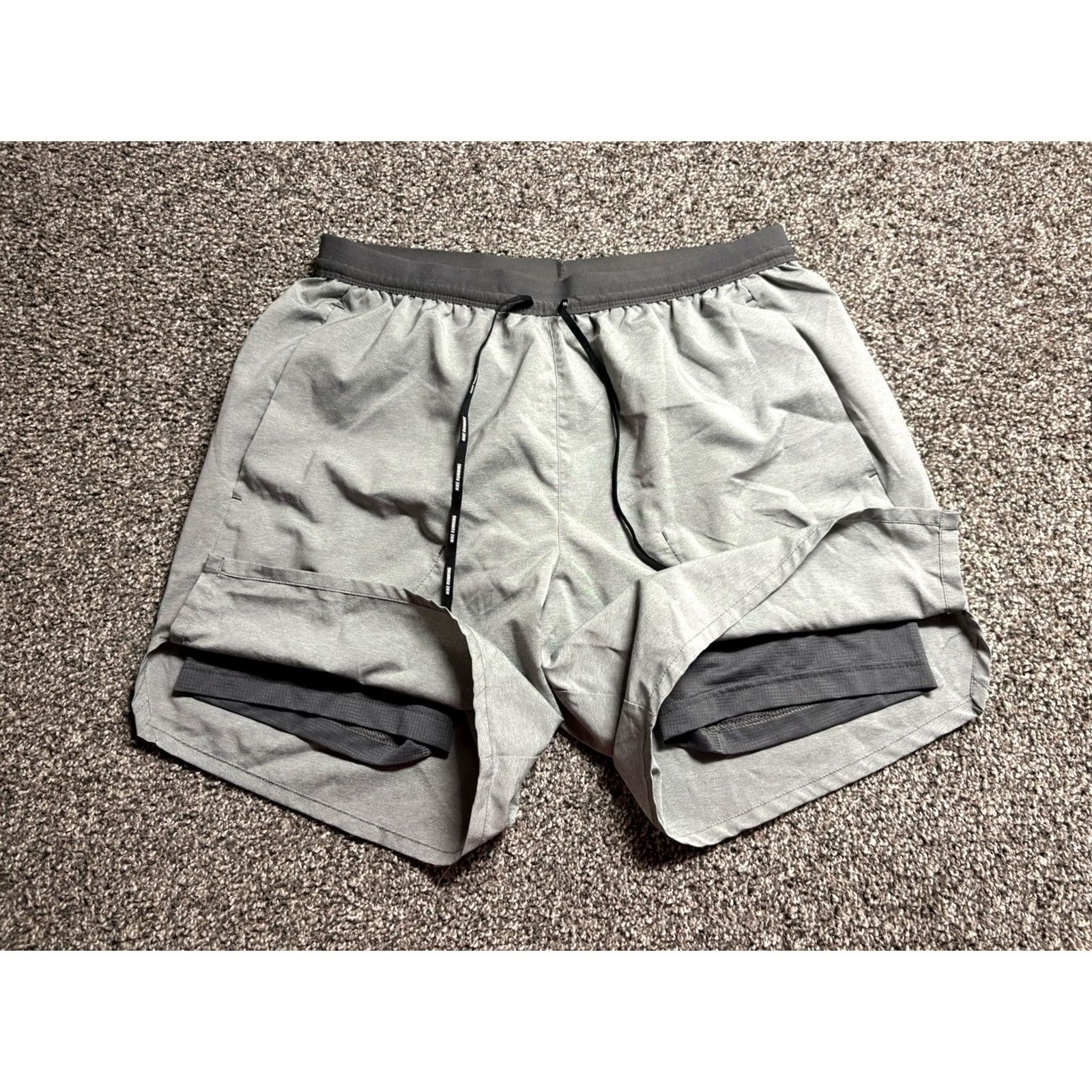 Nike Nike Flex Stride Running Shorts Mens Large Gray 5" CJ5467 Size US 33 - 2 Thumbnail