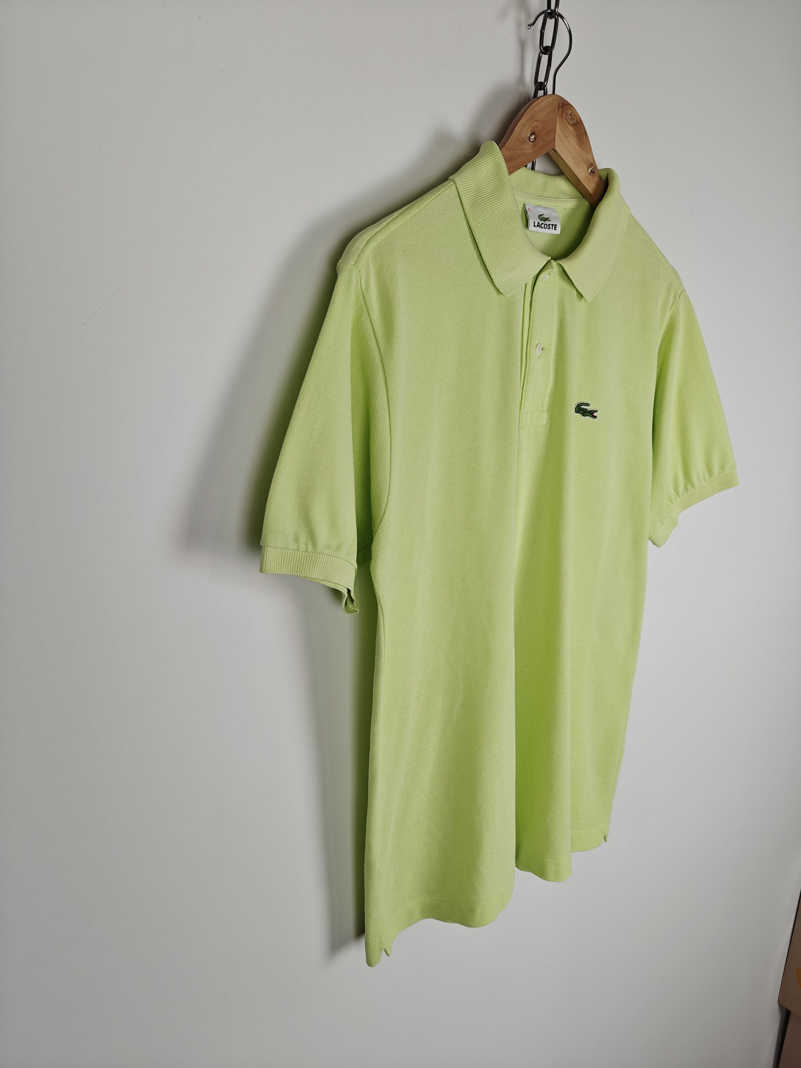 Lacoste Lacoste Basic Polo T-Shirt Collared Chest Logo Green M Size US M / EU 48-50 / 2 - 4 Thumbnail