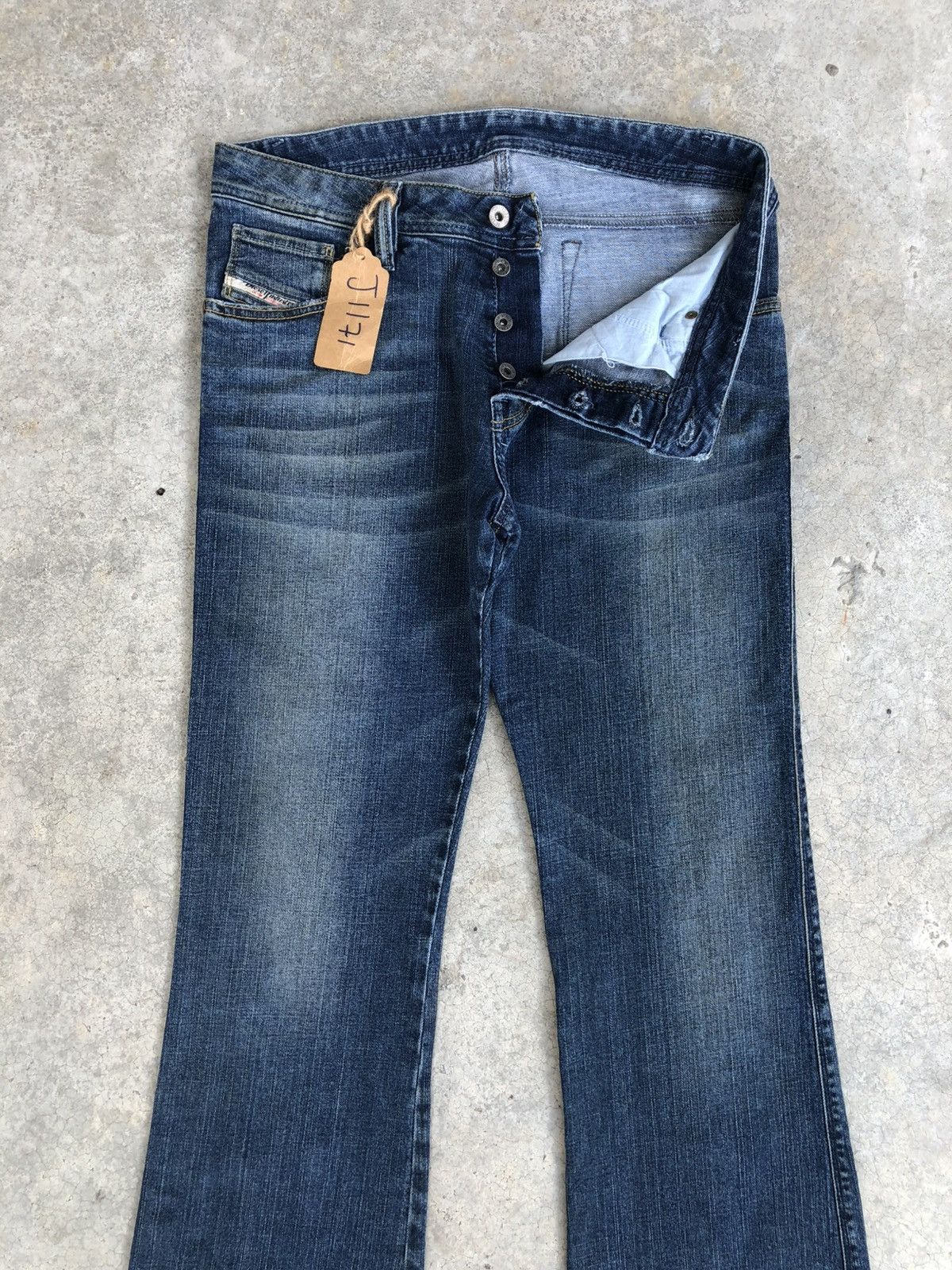 If Six Was Nine Japanese Diesel Flared Jeans Distressed Jeans Size US 32 / EU 48 - 3 Thumbnail