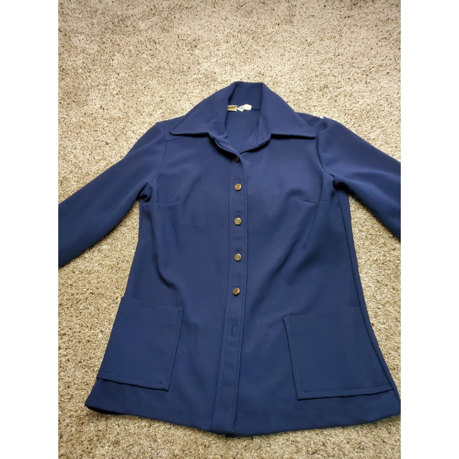 Sears VINTAGE Sears Jacket 14 Womens Blue Button Up Americana Retro 70s USA Size XL / US 12-14 / IT 48-50 - 4 Thumbnail
