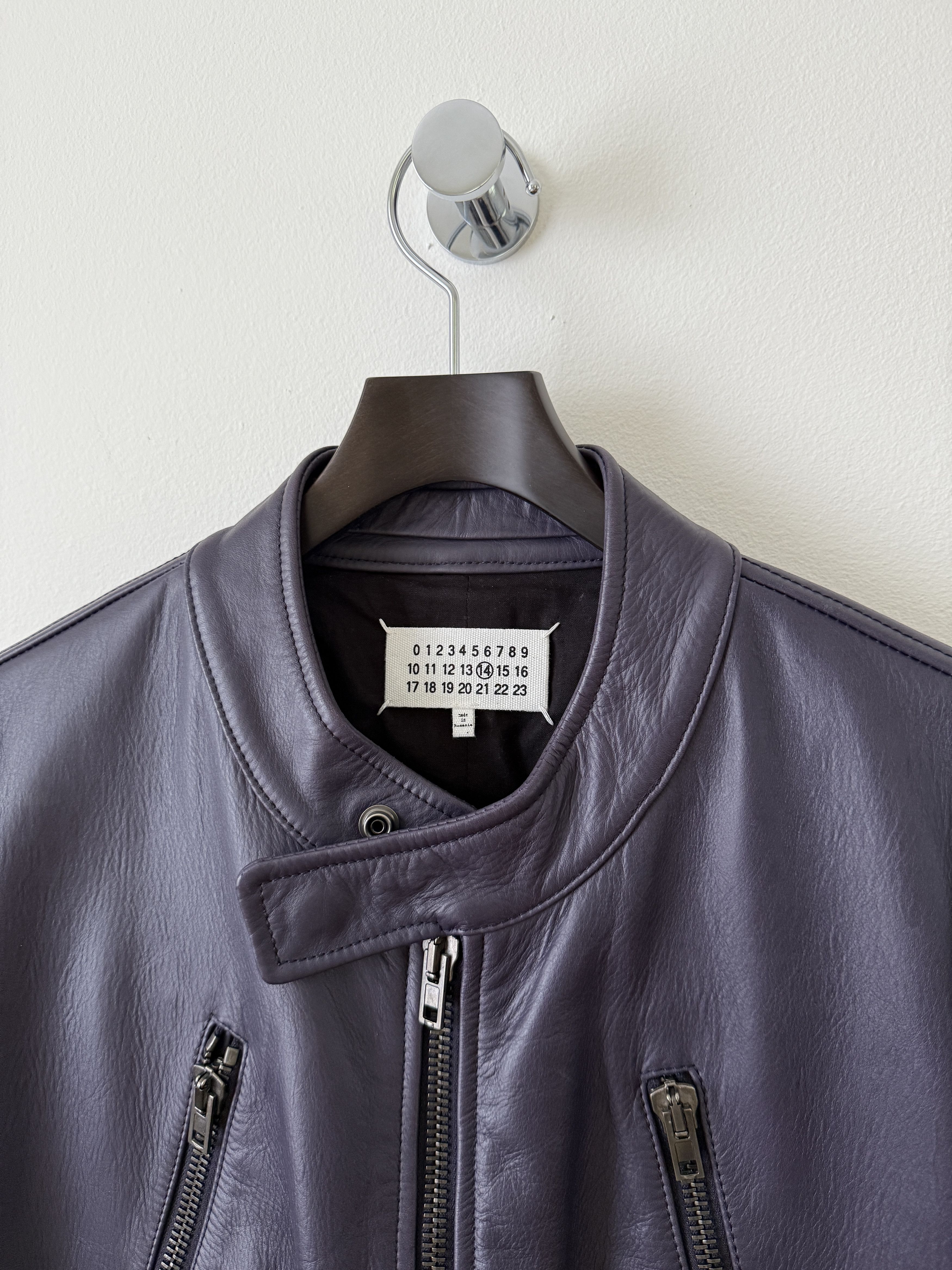 Maison Margiela 2013 5 Zip Leather Moto Jacket Size US L / EU 52-54 / 3 - 6 Thumbnail