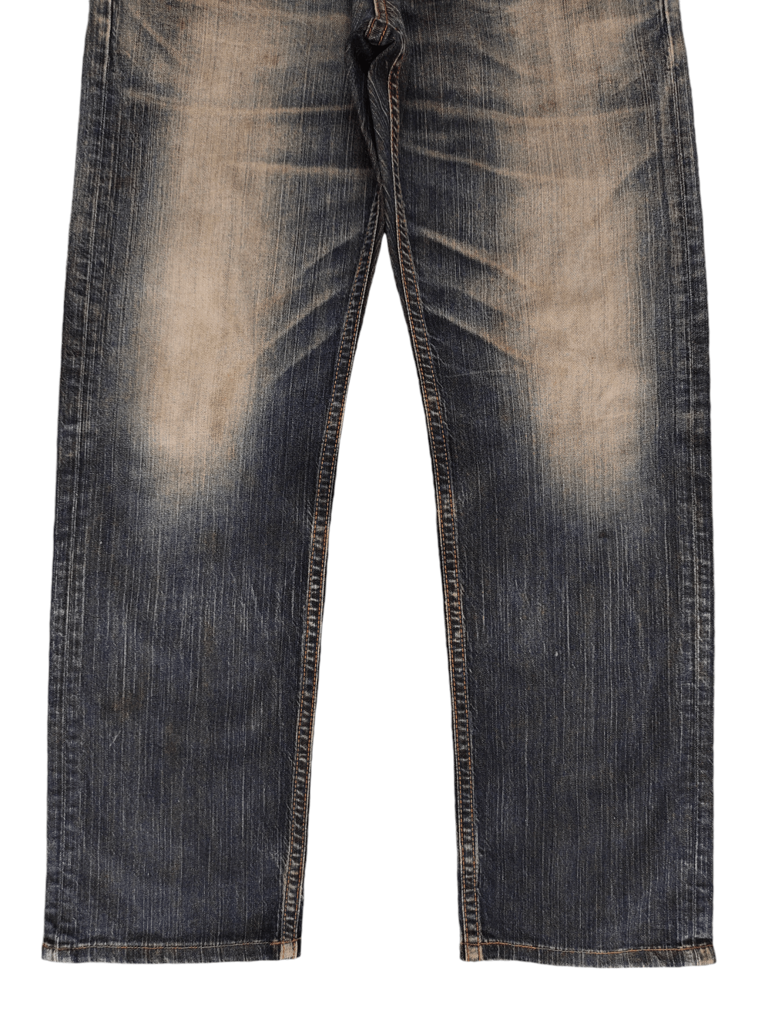 Number (N)ine × Undercover Vintage Edwin Blue Trip Clawmark Jeans Undercover Style Size US 32 / EU 48 - 4 Thumbnail