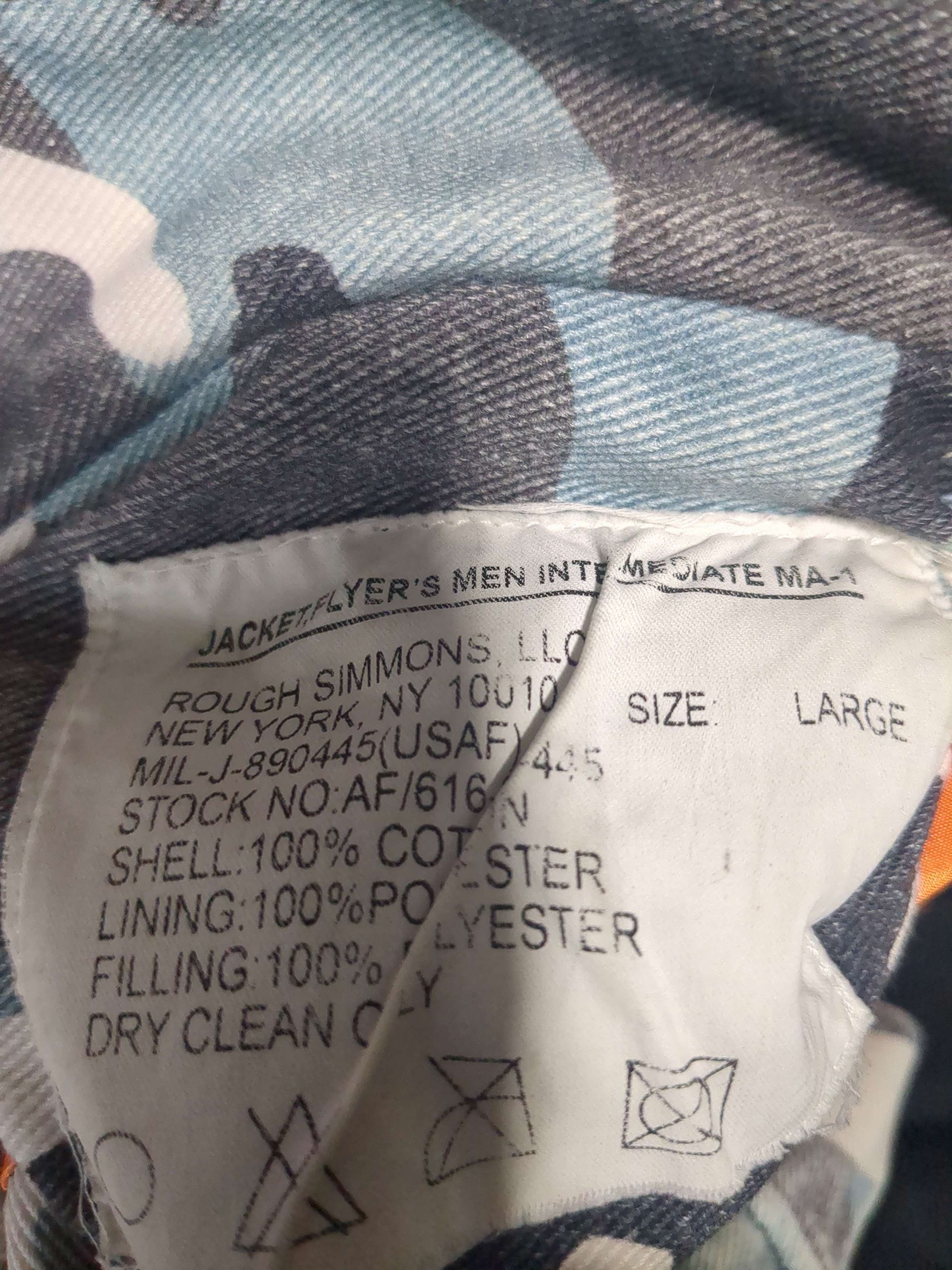 Rough Simmons OG 2019 Ora! Ora! Ora! riot bomber arctic camo jojos bizzare Size US L / EU 52-54 / 3 - 9 Thumbnail