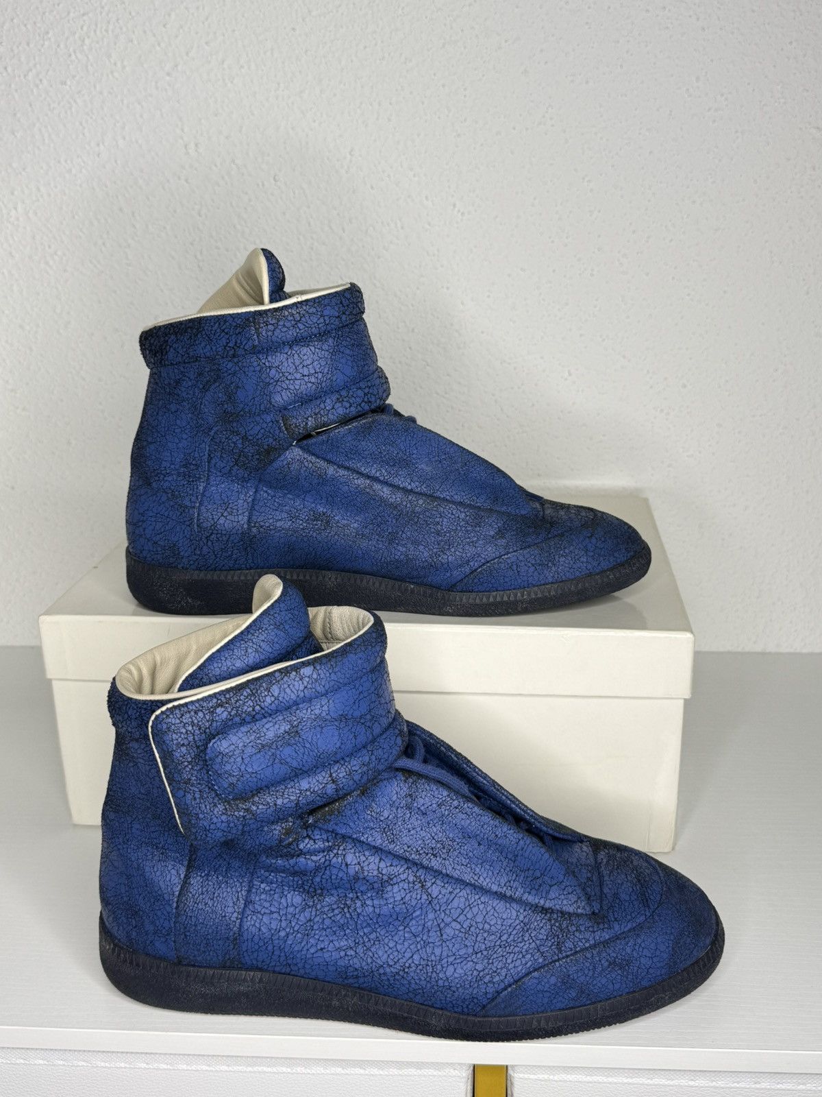 Maison Margiela Maison Margiela Future Cracked Blue Size US 9 / EU 42 - 6 Thumbnail