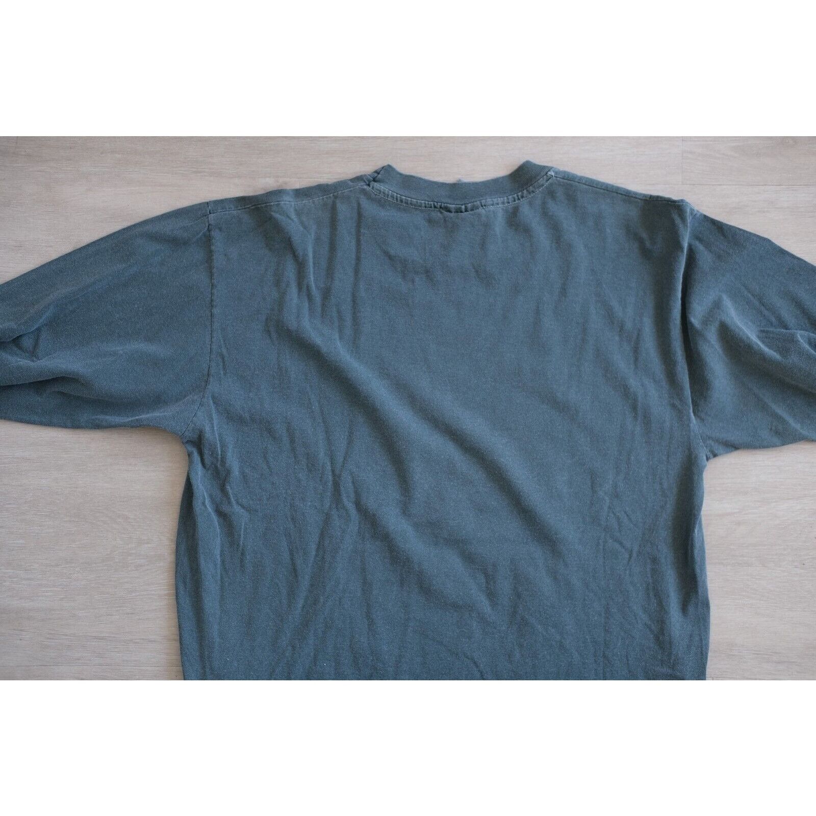 Anvil Vintage 90s Anvil Turtle Yin Yang Leaves Tribal Large Gray Size US L / EU 52-54 / 3 - 9 Thumbnail