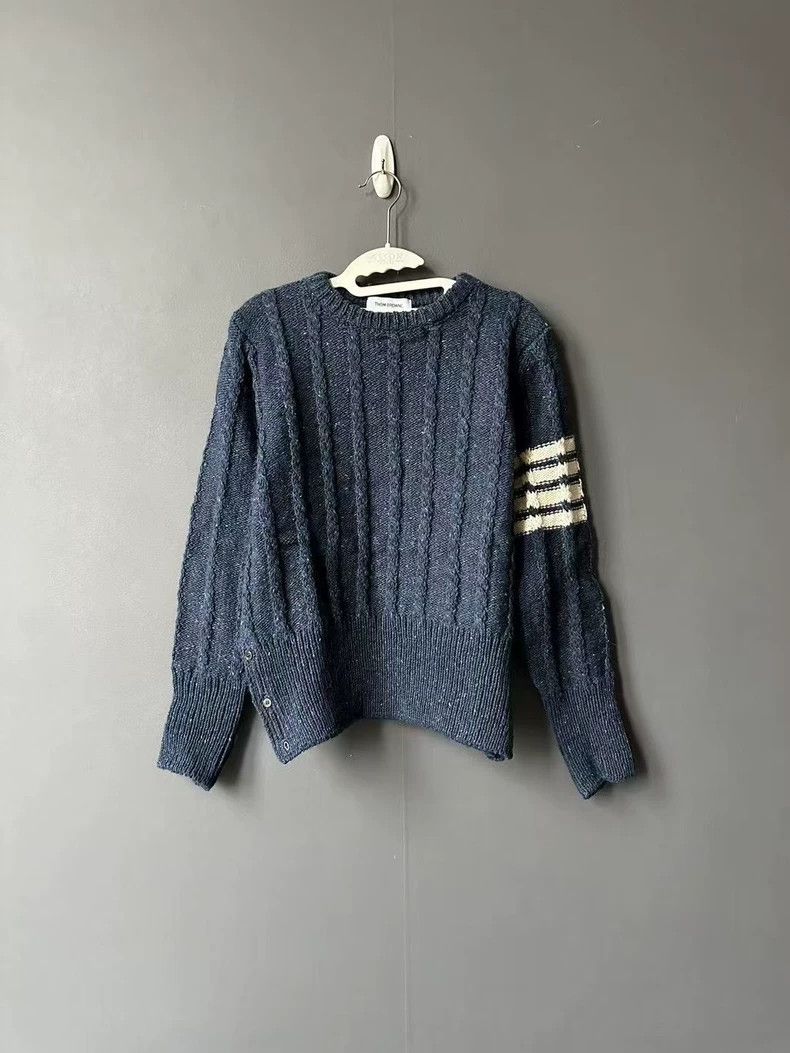 Thom Browne Thom Browne Blue sweater Size US M / EU 48-50 / 2 - 1 Thumbnail