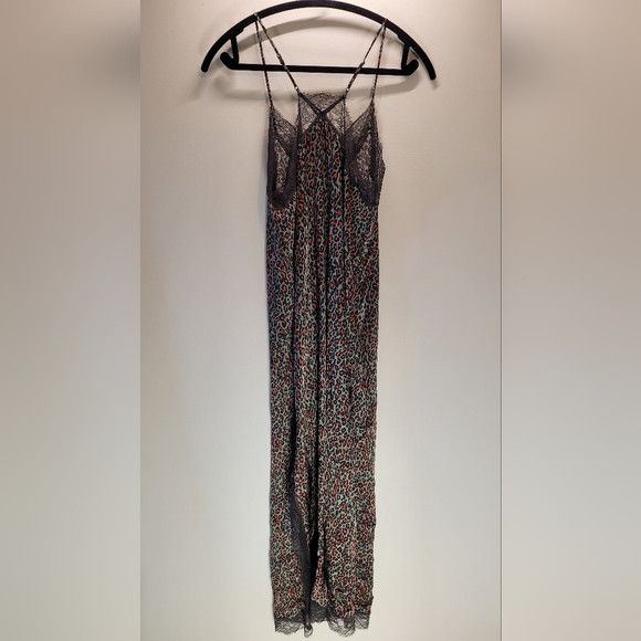 Scotch & Soda Scotch and Soda leopard print lace trim dress - 36 regular Size M / US 6-8 / IT 42-44 - 2 Thumbnail
