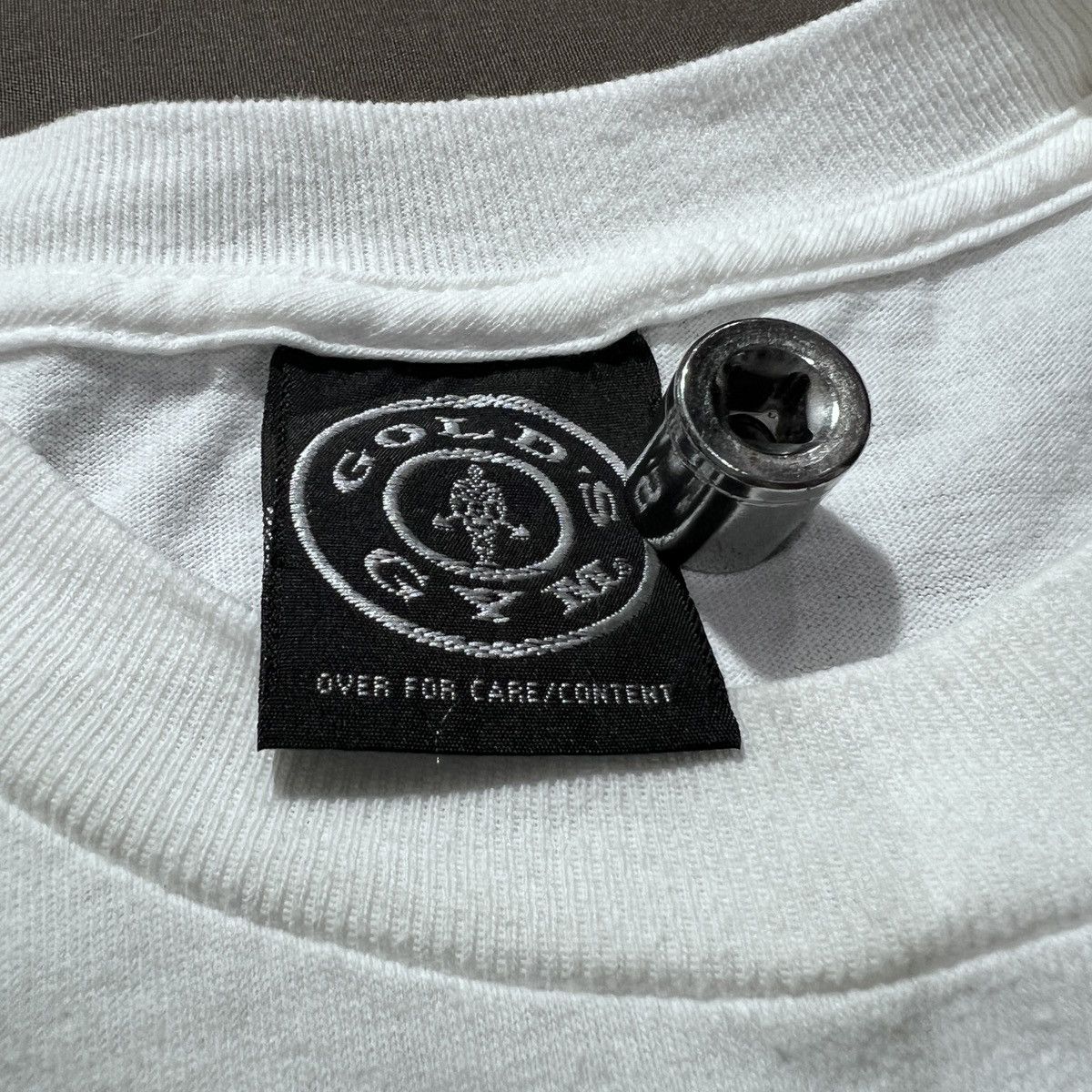 Vintage Vintage Y2K GOLD'S GYM Fitness Promo Tee Size US L / EU 52-54 / 3 - 3 Thumbnail