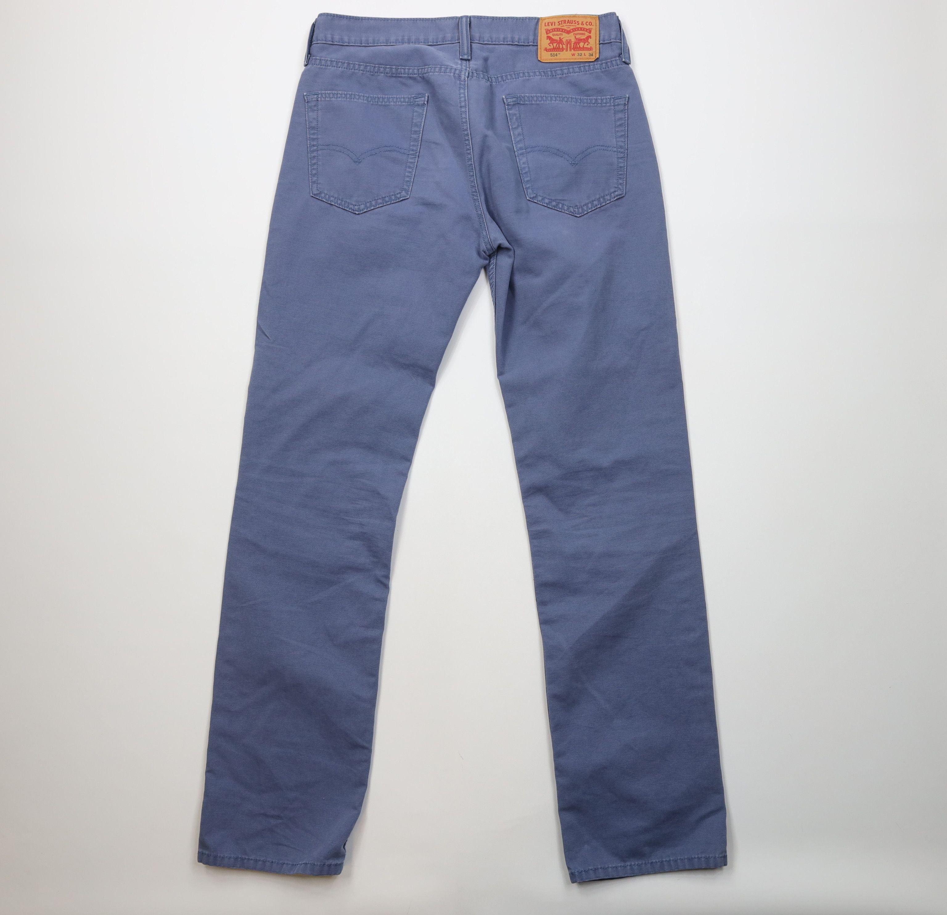 Levi's Vintage Y2K Levis 514 Straight Leg Pants Cotton Blue Size US 32 / EU 48 - 10 Thumbnail