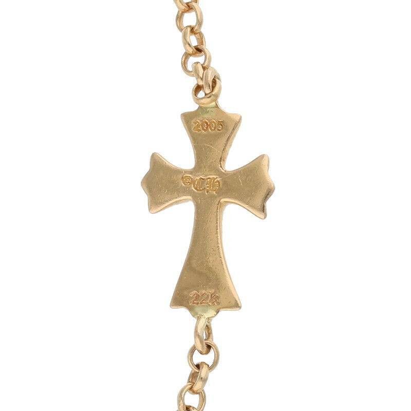 Chrome Hearts 22K Baby Fat Chain Gold Bracelet