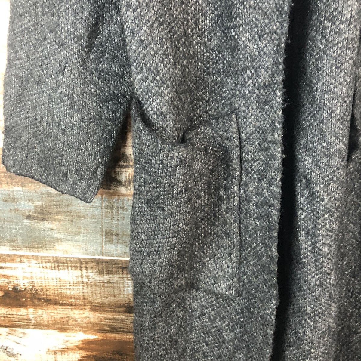 Homespun Knitwear Uniqlo Grey long Cardigan Knitwear #A2275 Size US S / EU 44-46 / 1 - 9 Thumbnail
