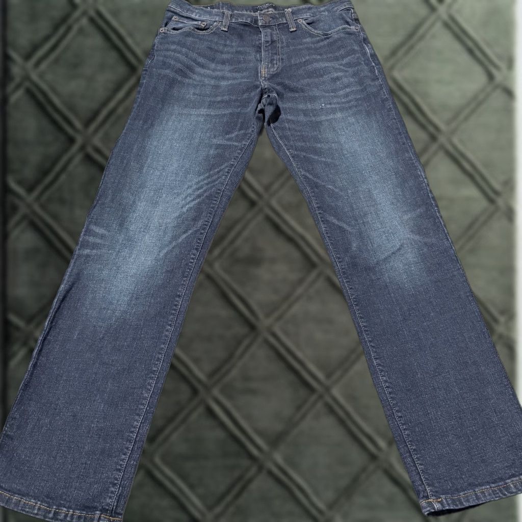 Lucky Brand Lucky Brand 221 Original Straight Denim Jeans Men Blue Dark Wash - 33x32 Size US 33 - 1 Thumbnail