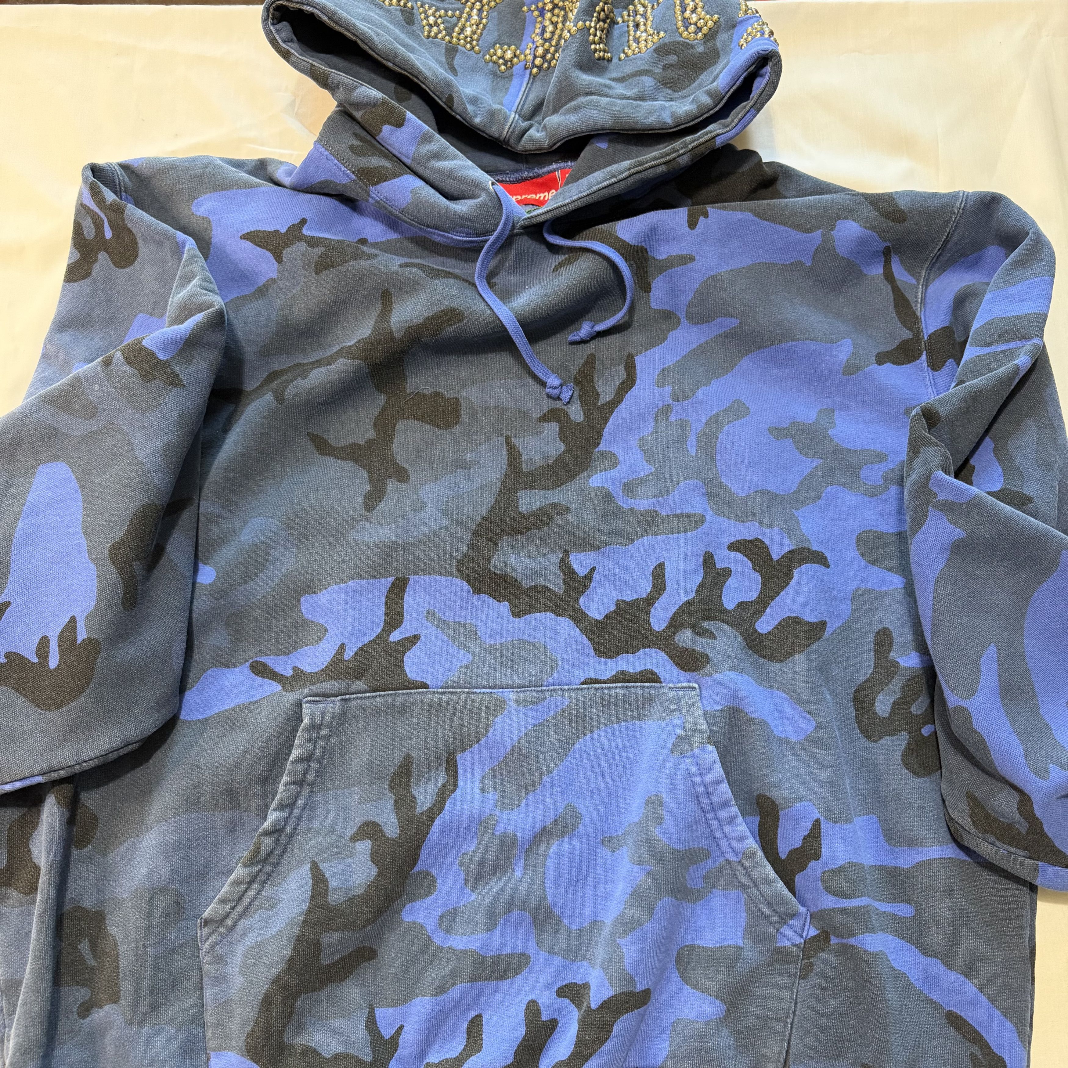 Supreme Overdyed Studded Hoodie Size US L / EU 52-54 / 3 - 4 Thumbnail