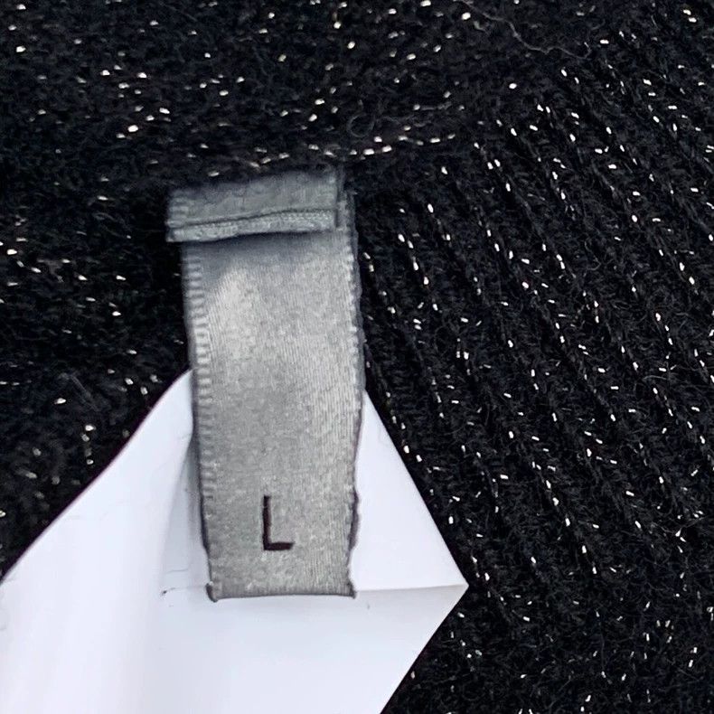 Dior Dior Black bee embroidery glitter cashmere round-neck long- Size US L / EU 52-54 / 3 - 7 Thumbnail