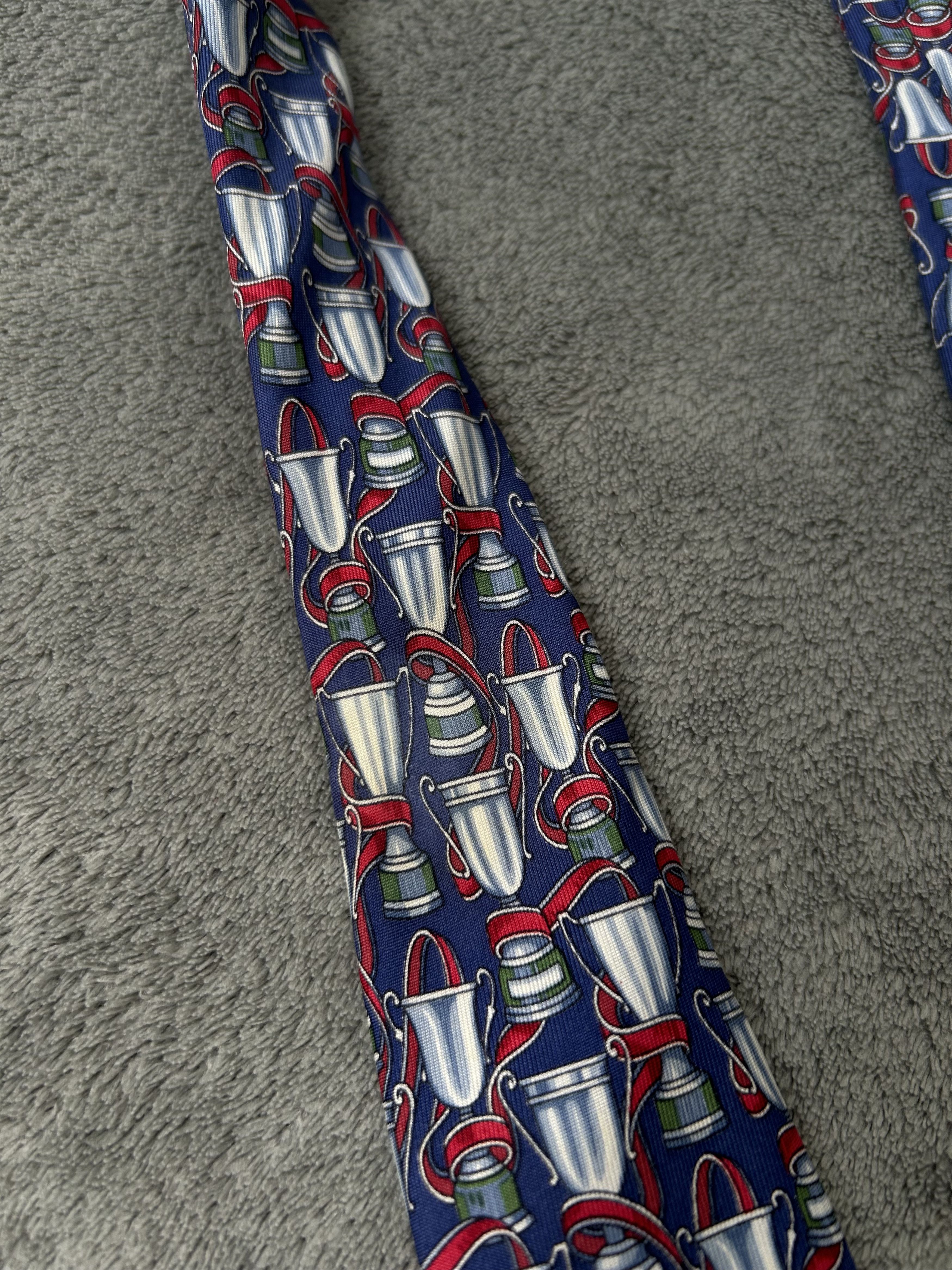 Gucci Gucci Vintage Silk Patterned Tie Size ONE SIZE - 9 Thumbnail