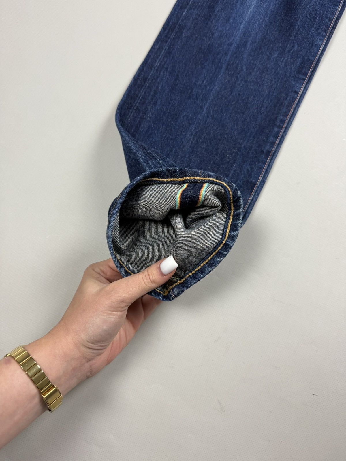 Edwin Edwin ED-55 Regular Tapered Rainbow Selvedge Denim Jeans Size US 31 - 9 Thumbnail