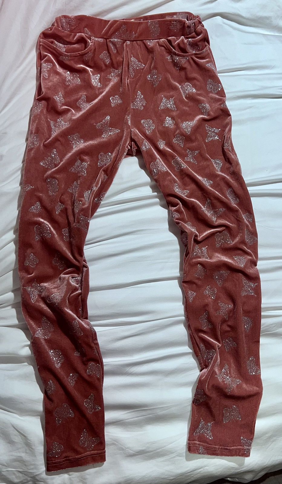 Vintage ✿ Delia*s Carmin Y2K velvet luxe butterfly pants medium Size 30" / US 8 / IT 44 - 11 Thumbnail