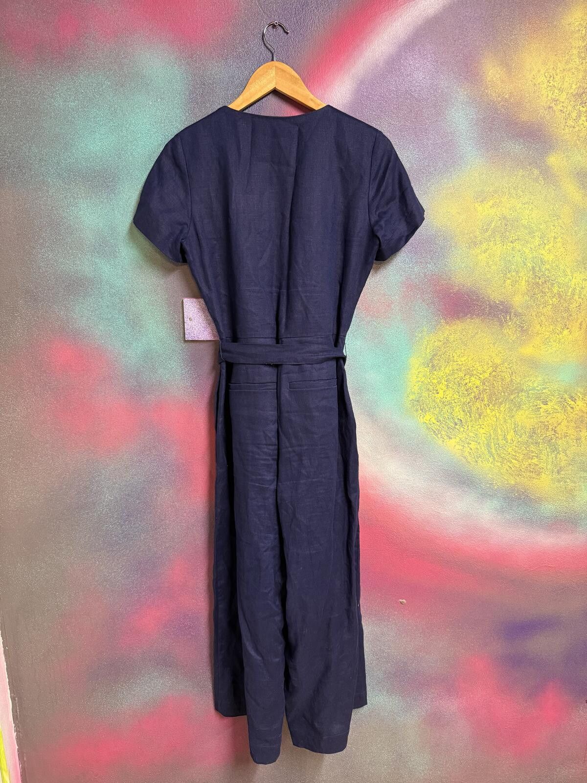 Other Hobbs London Navy Blue Short sleeve shirt dress Size M / US 6-8 / IT 42-44 - 4 Thumbnail