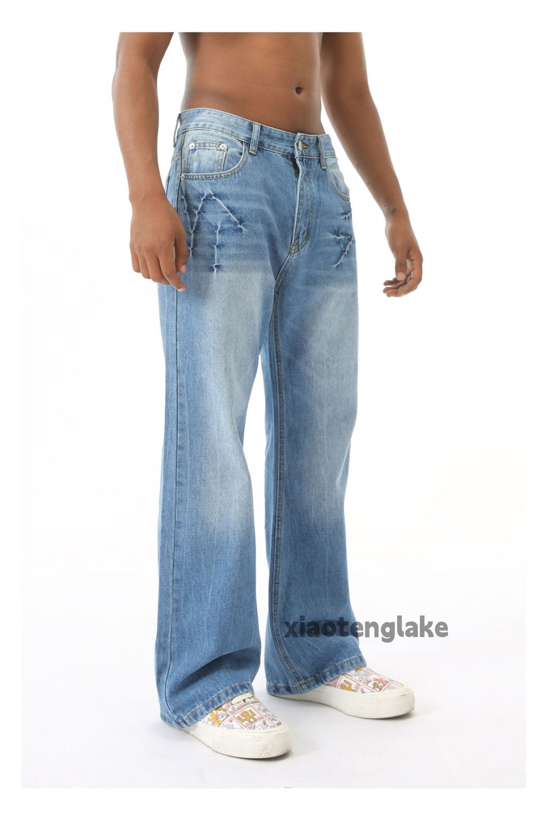 Jean zx vintage washed faded cleanfit yuppie y2k jeans Size US 33 - 3 Thumbnail