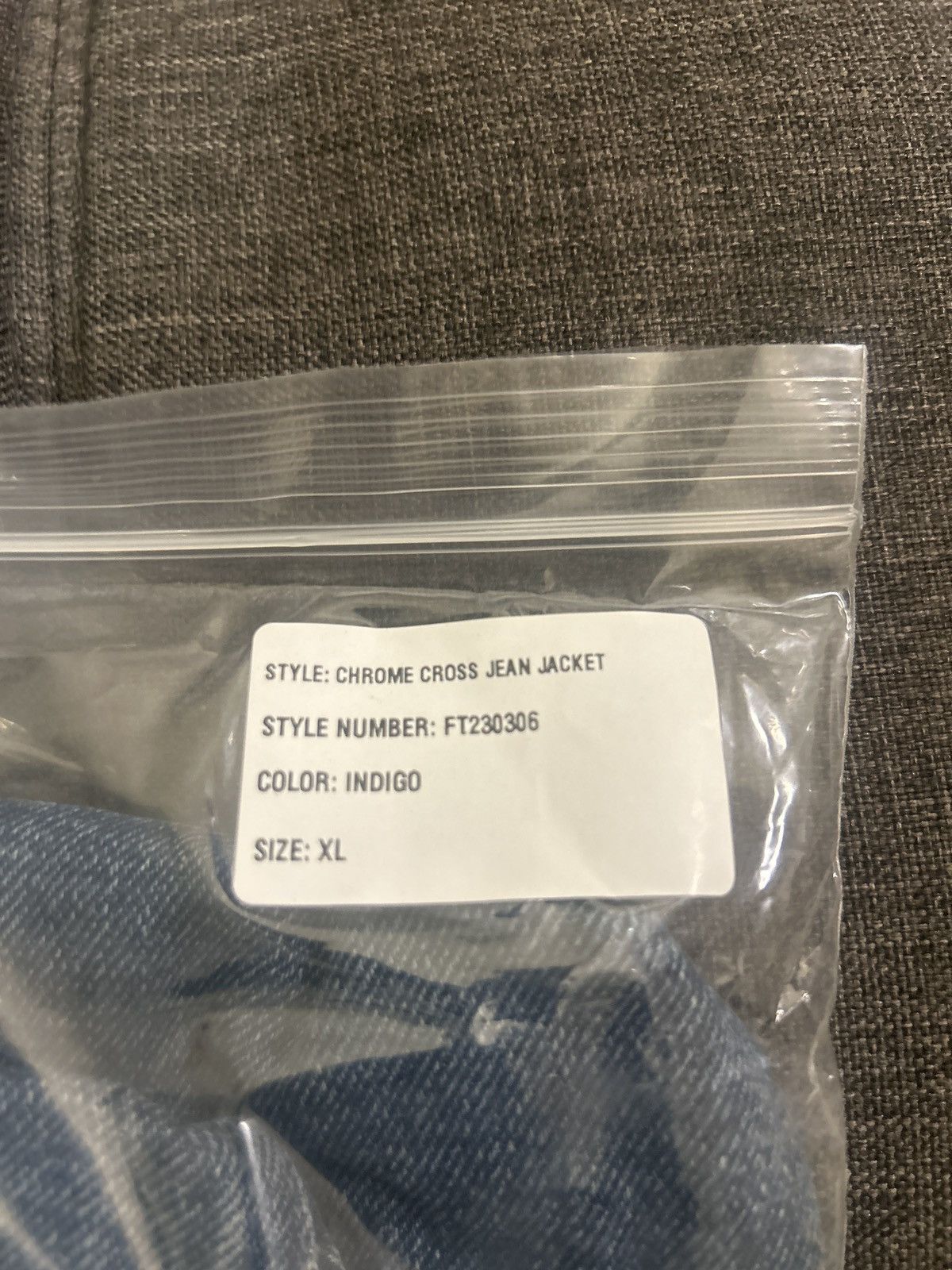 Fuck The Population FTP Cross Logo Denim Trucker Jacket Indigo Size US XL / EU 56 / 4 - 5 Thumbnail