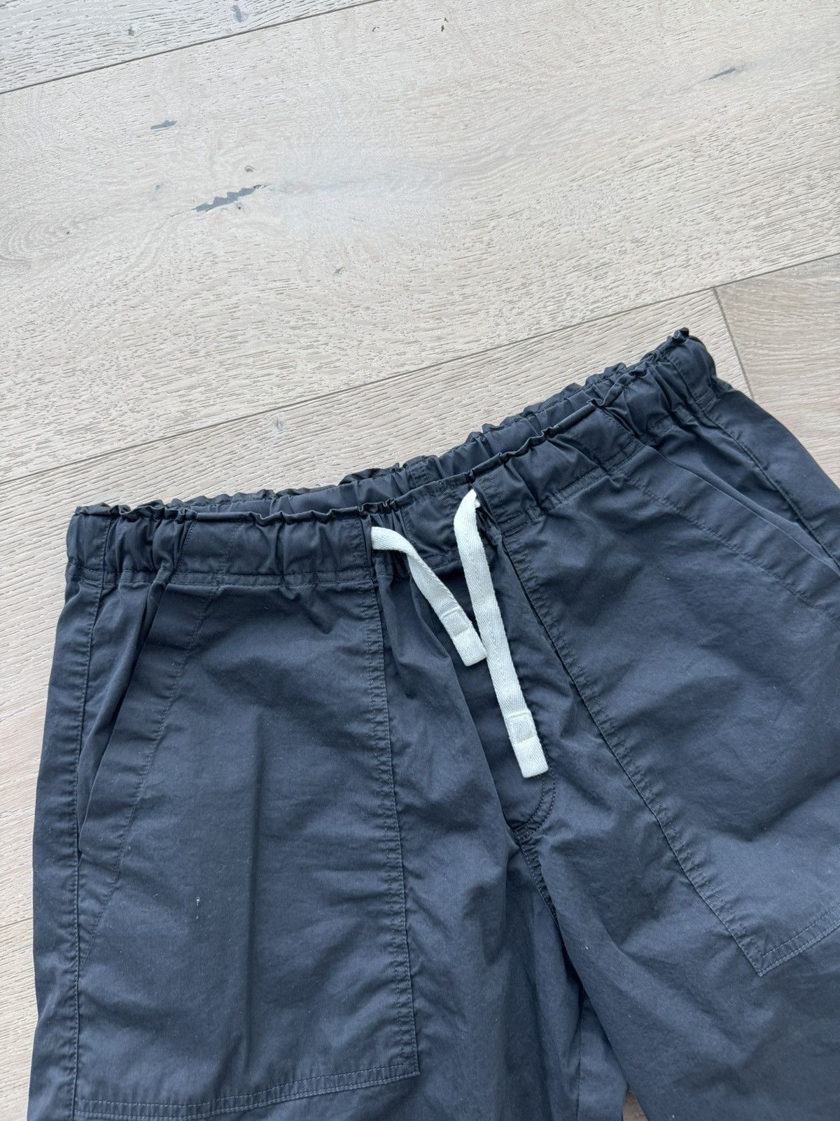 Palm angels back logo cut off shorts