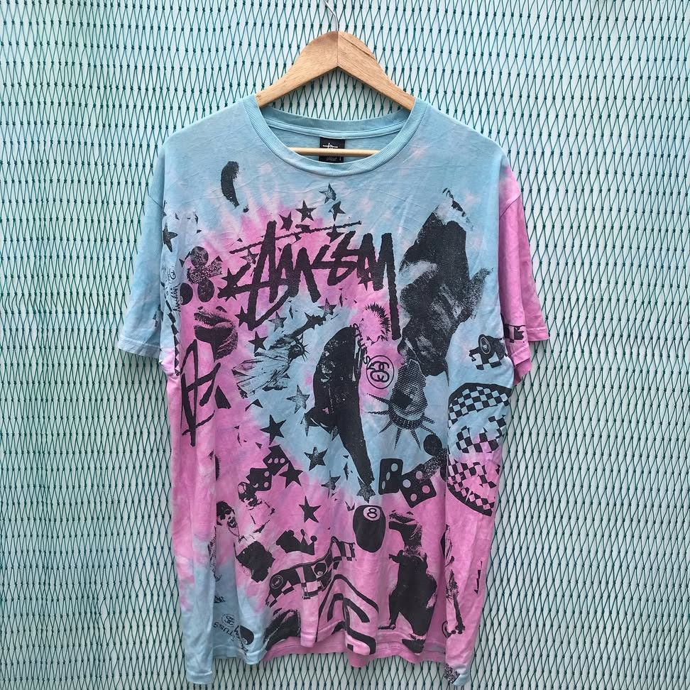 Stussy Stussy tie dye AOP all over print Size US L / EU 52-54 / 3 - 7 Thumbnail