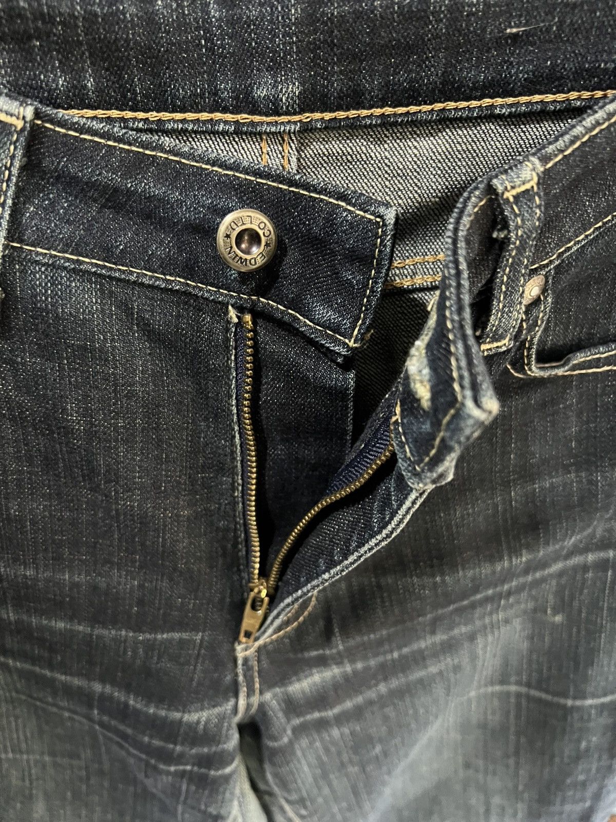 Edwin 🔥Vintage Miss Edwin Flared Denim Size 28" / US 6 / IT 42 - 10 Thumbnail