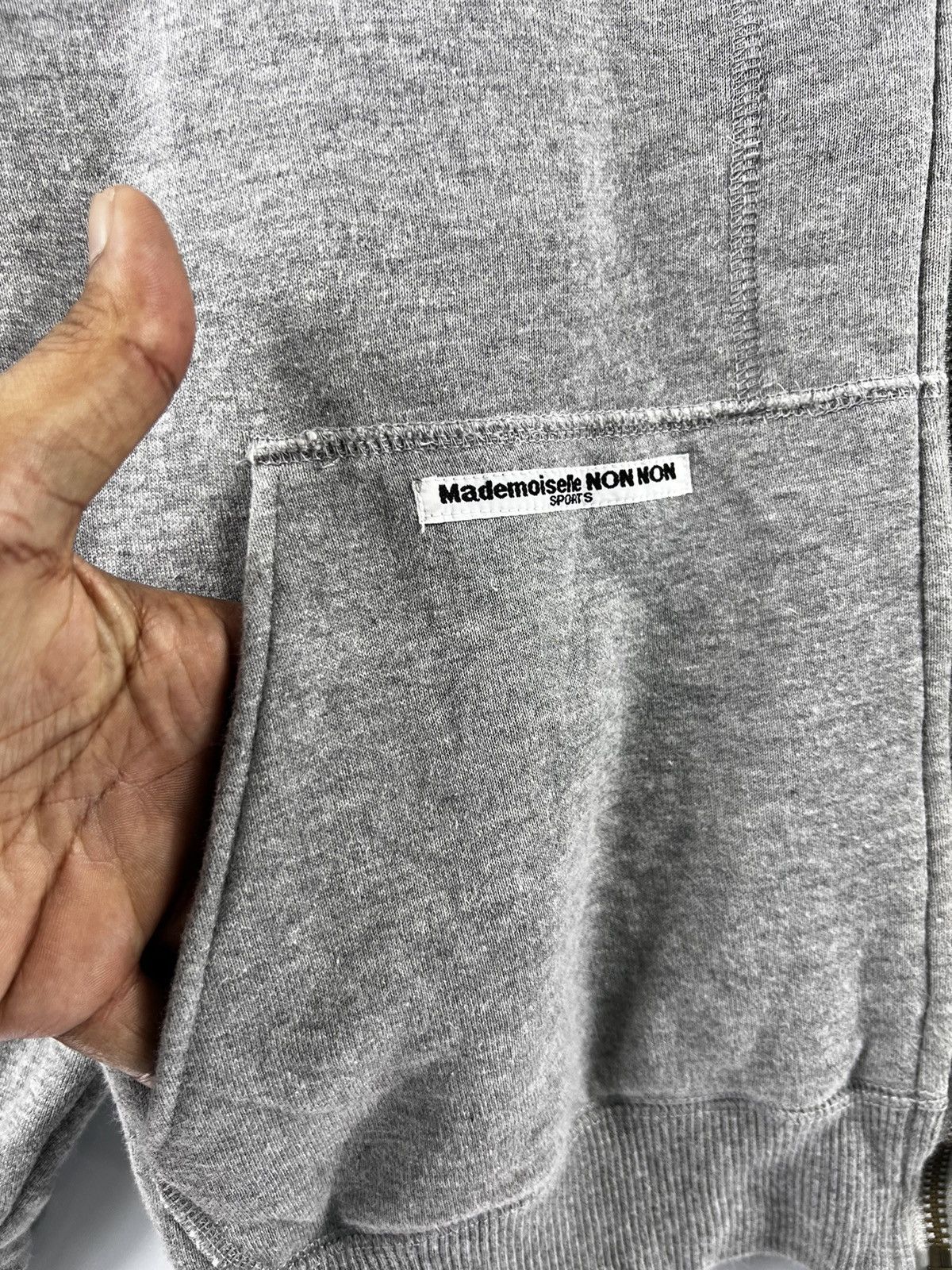 Japanese Brand 🔥 Mademoiselle Non Non Japanese hoodie zipper sweat Size US M / EU 48-50 / 2 - 6 Thumbnail