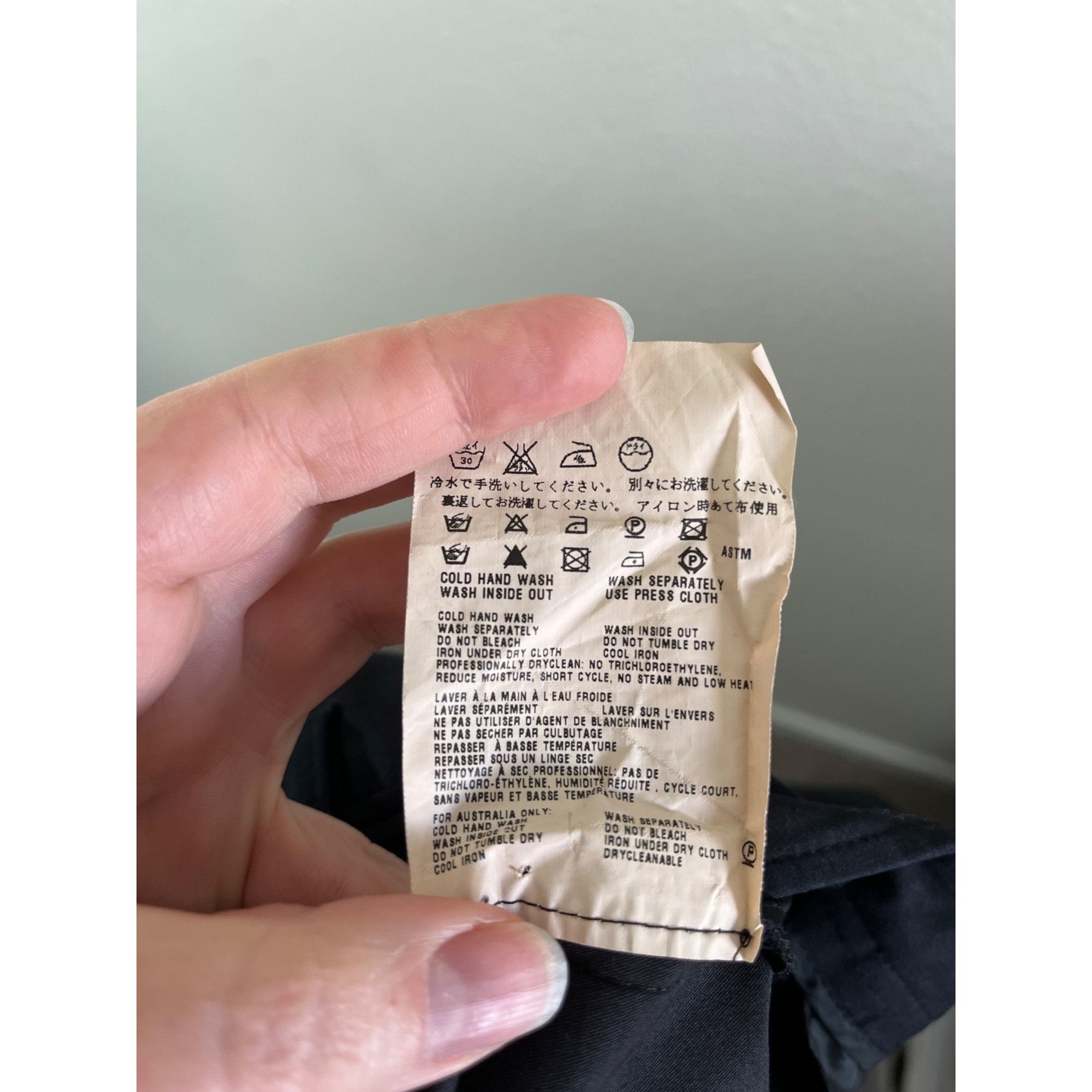 Miu Miu Miu Miu Black Slim Fit Cropped Dress Pants Size 38 Size 30" / US 8 / IT 44 - 9 Thumbnail