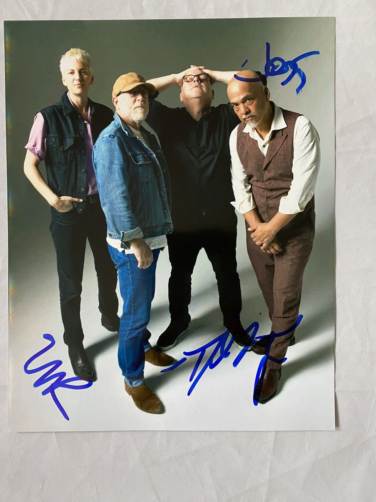 Pixies band signed autographed photo