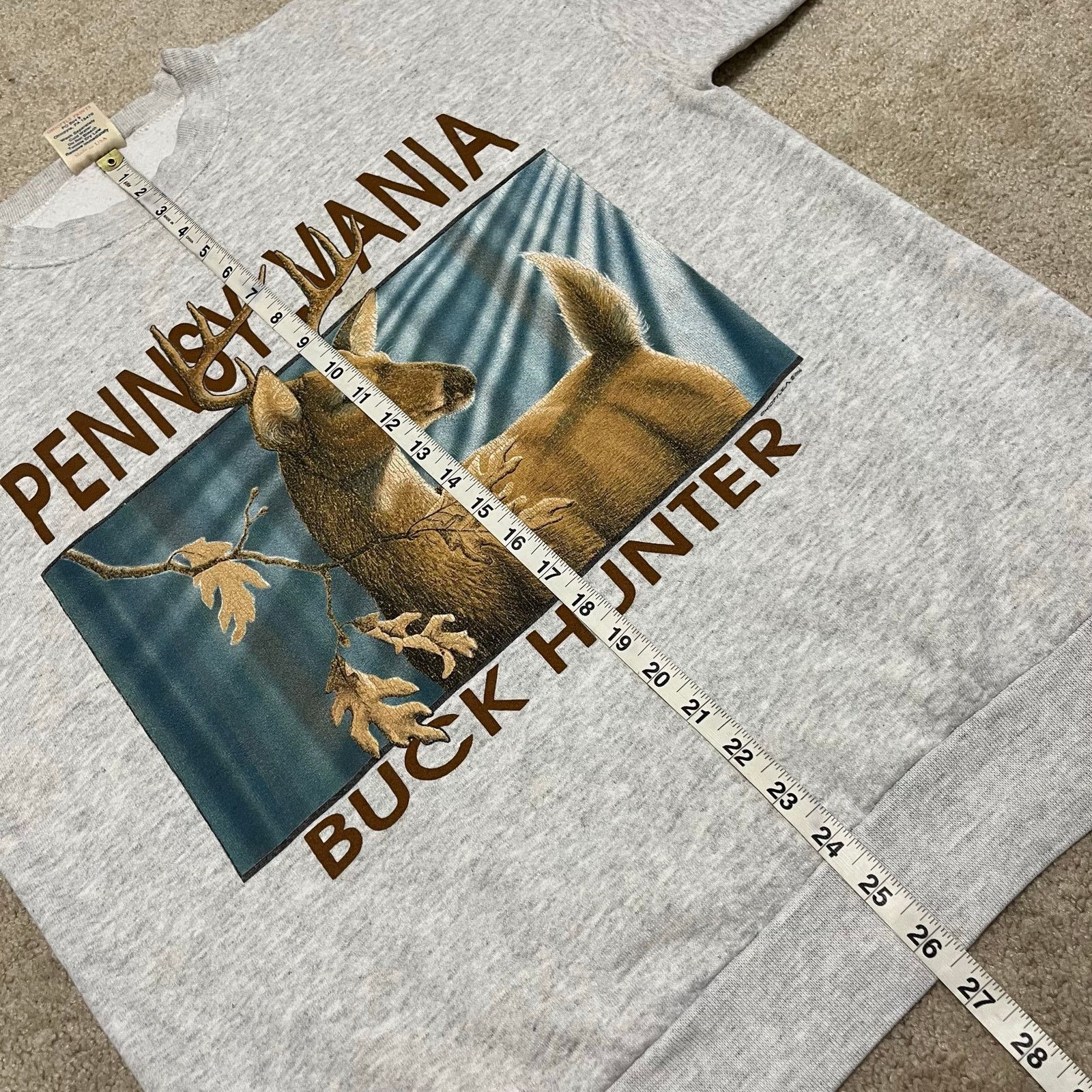 Other Vintage 1996 Pennsylvania Buck Hunter Nature Crewneck Large Size US L / EU 52-54 / 3 - 6 Thumbnail