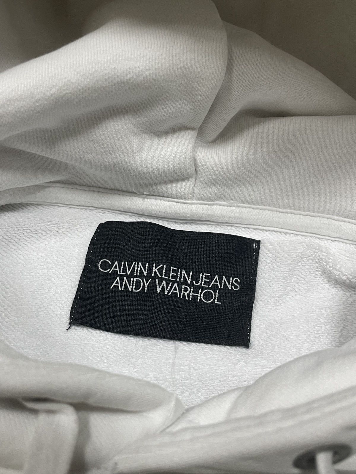 Calvin Klein Calvin Klein Andy Warhol matador big logo silver hoodie Size US XS / EU 42 / 0 - 7 Thumbnail