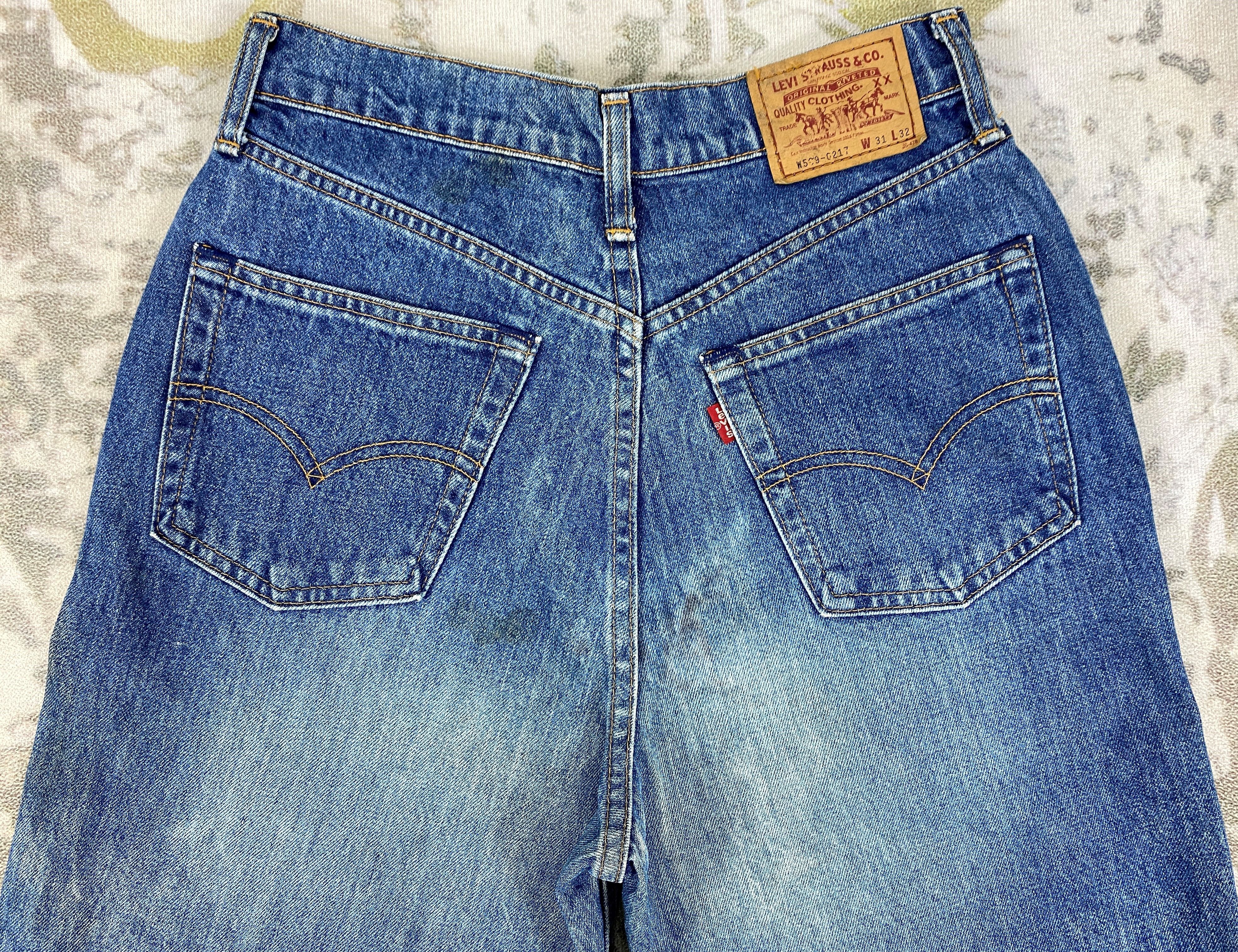 Levi's Faded Blue Vintage Levi's 509 Denim 26 x 28 -JN526 Size US 26 / EU 42 - 4 Thumbnail