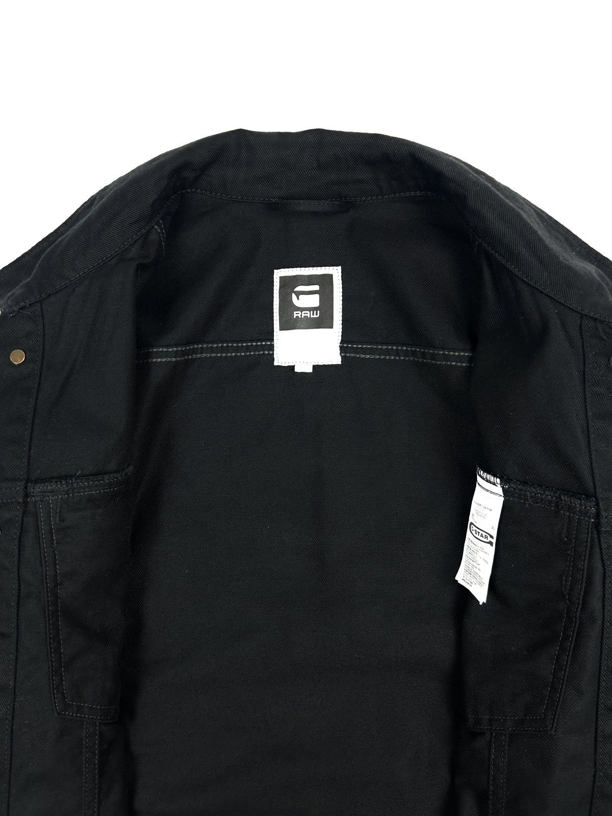 G-Star G-star raw Black Denim Jacket 3301 Slim Tailor Japaneses Y2K Size US XL / EU 56 / 4 - 11 Thumbnail