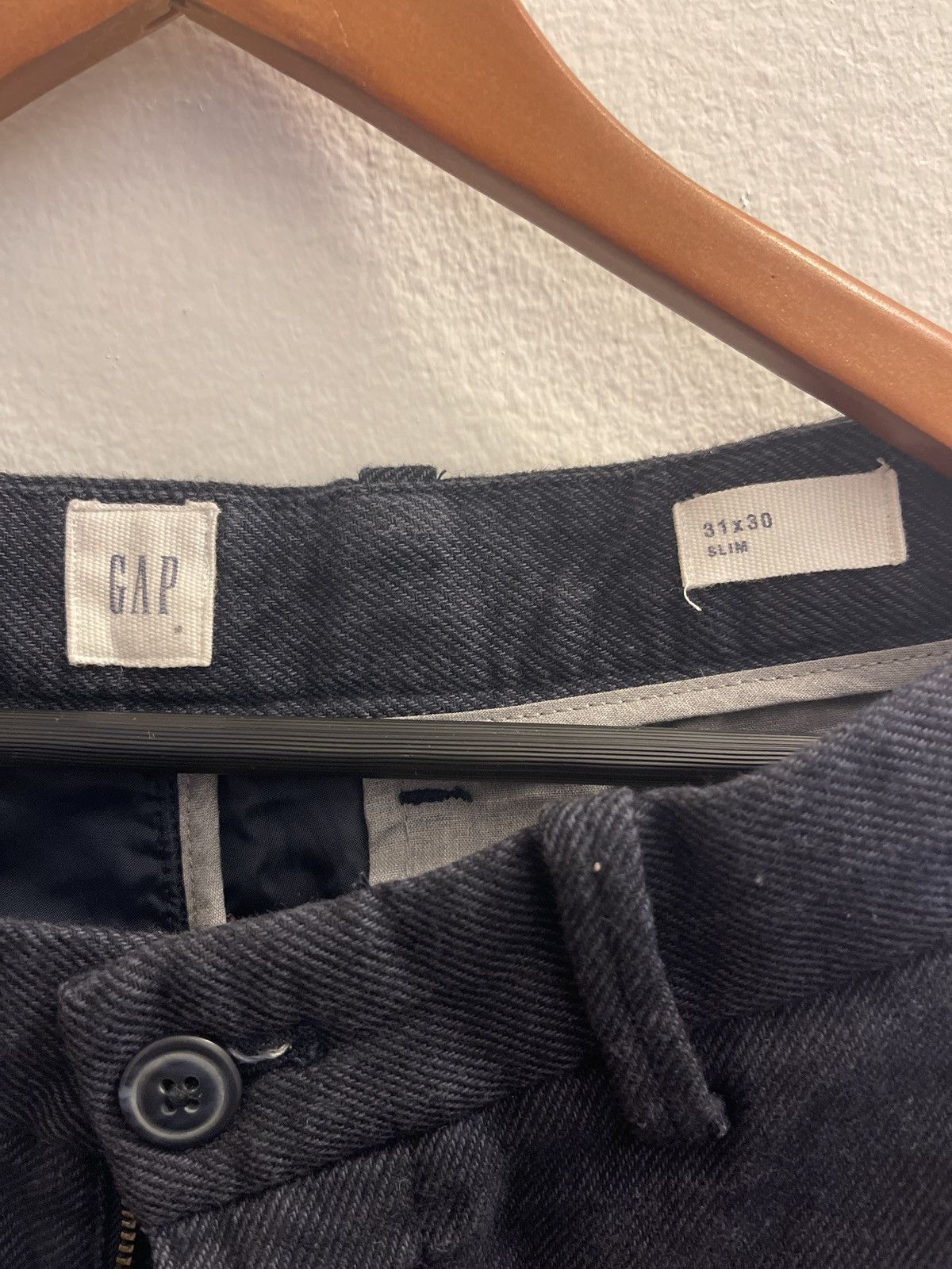 Gap Gap Work Trousers 31x30 Slim Size US 31 - 4 Thumbnail