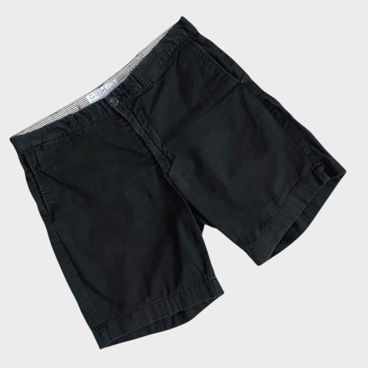 Other G&M Mens Black Stanley Chino Cotton Twill Shorts Size US 34 / EU 50 - 1 Thumbnail