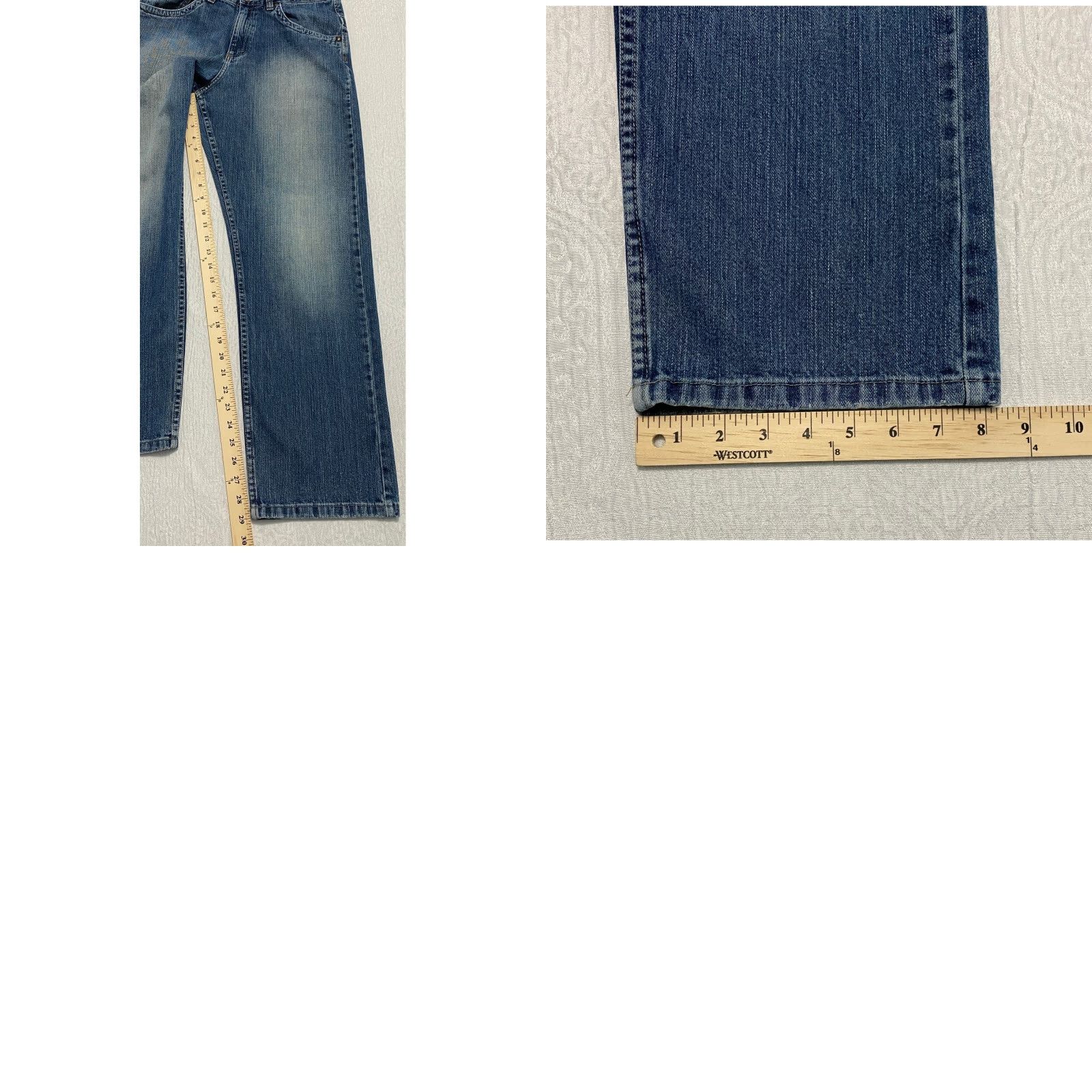 Wrangler Wrangler Jeans Co Straight Jeans Blue Denim Men 32 Inseam 30 Regular Rise Mid 10-12 Shirt? Size US 32 / EU 48 - 8 Thumbnail