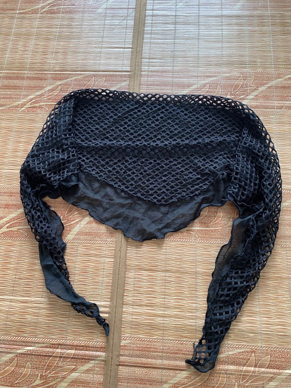 KMRii Japanese blackscarf hybrid knitted ifsixwasnine kmrii Size ONE SIZE - 2 Thumbnail