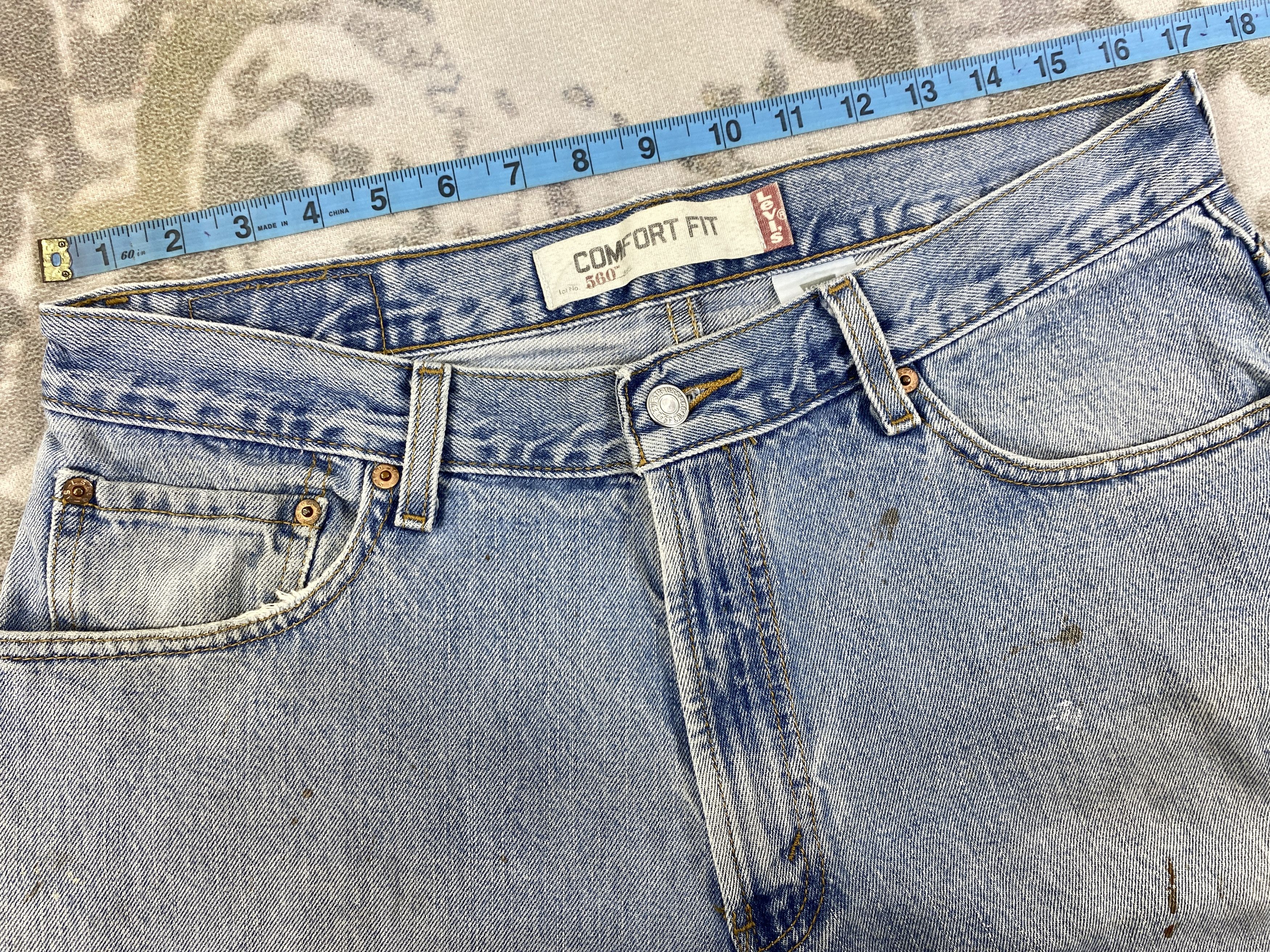 Levi's Light Blue Wash Vintage Levi's 560 34x31.5 Denim -SJ146 Size US 34 / EU 50 - 5 Thumbnail