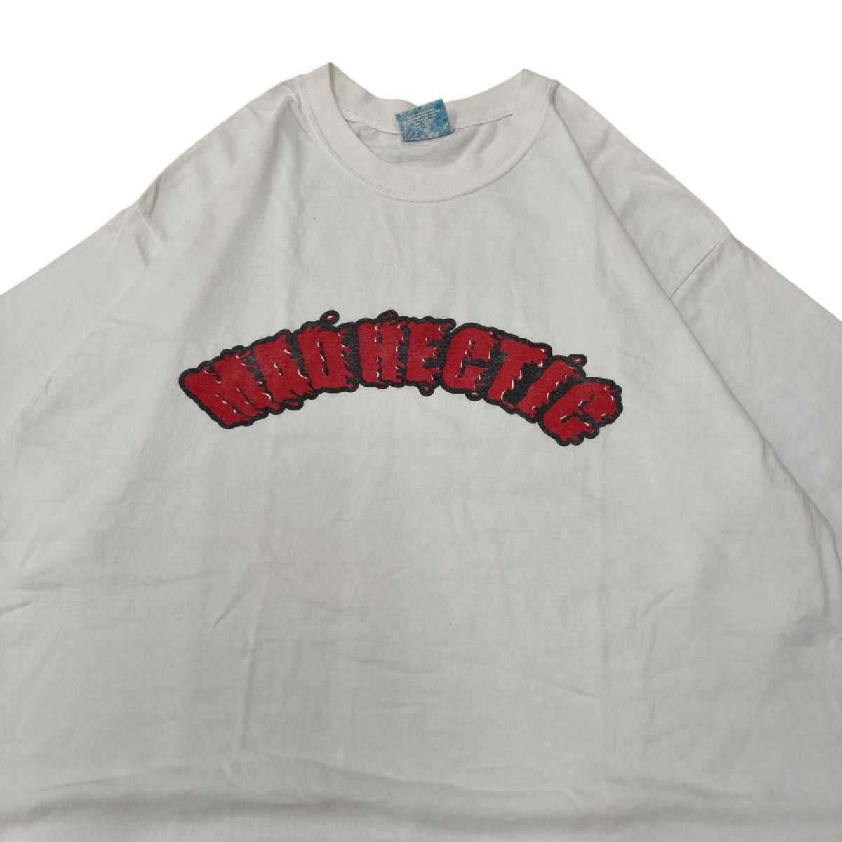 GOODENOUGH Vintage Y2K GOODENOUGH UK x Mad Hectic Melted Arc Logo Tee Size US XL / EU 56 / 4 - 3 Thumbnail