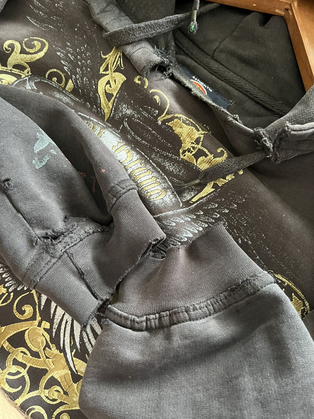 Dickies Super distressed vintage dickies hoodie Size US L / EU 52-54 / 3 - 3 Thumbnail
