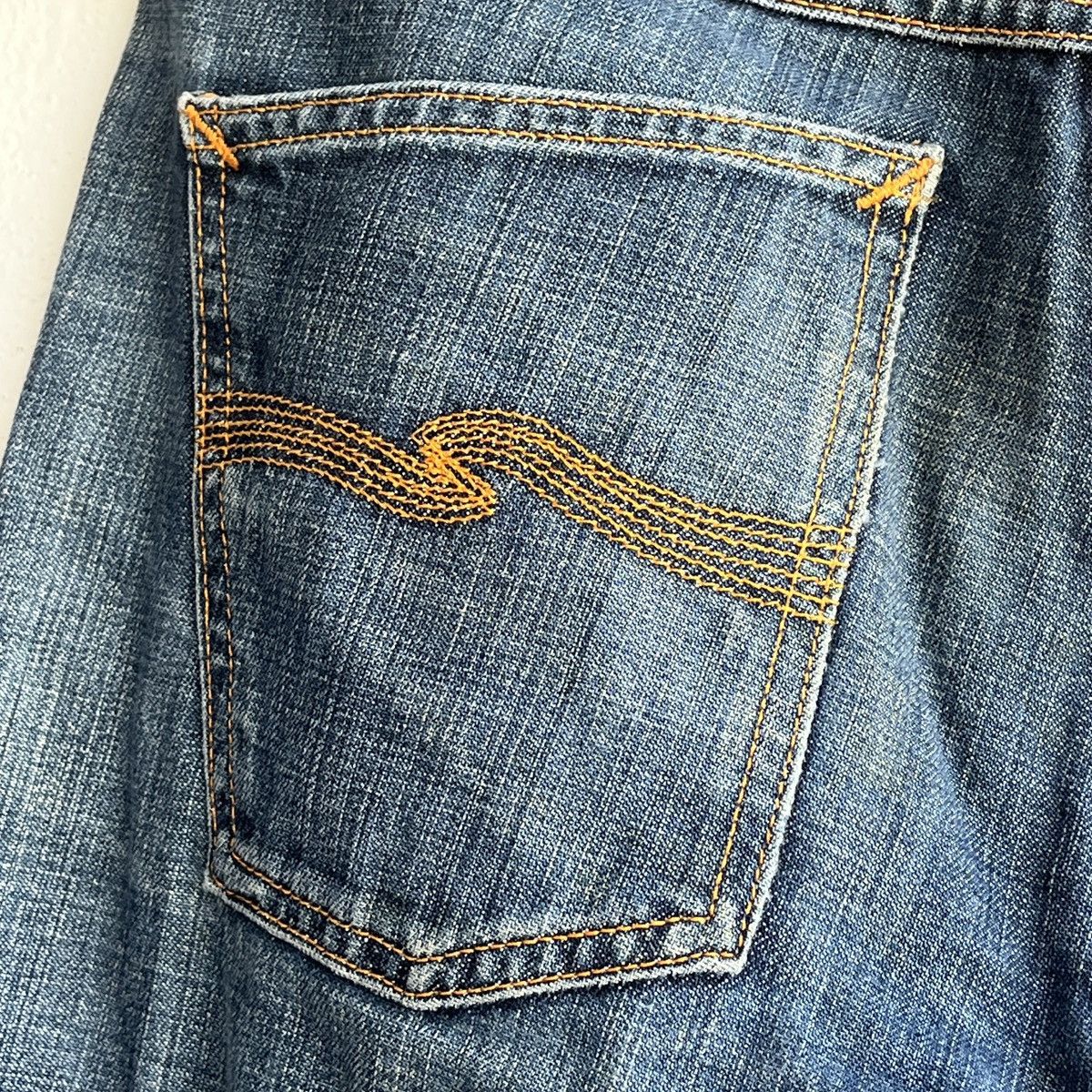Nudie Jeans DISTRESSED NUDIE JEANS BOOTCUT OLA RIPPED KNEE JAPAN Size US 30 / EU 46 - 11 Thumbnail