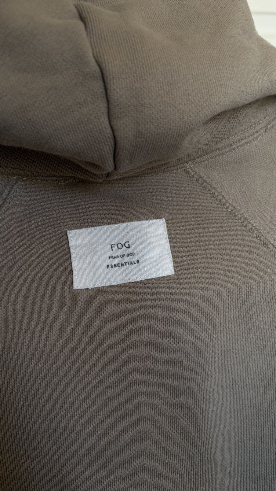 Fear of God Fear of God Essentials Short Sleeve Hoodie Beige Size M Size US M / EU 48-50 / 2 - 4 Thumbnail