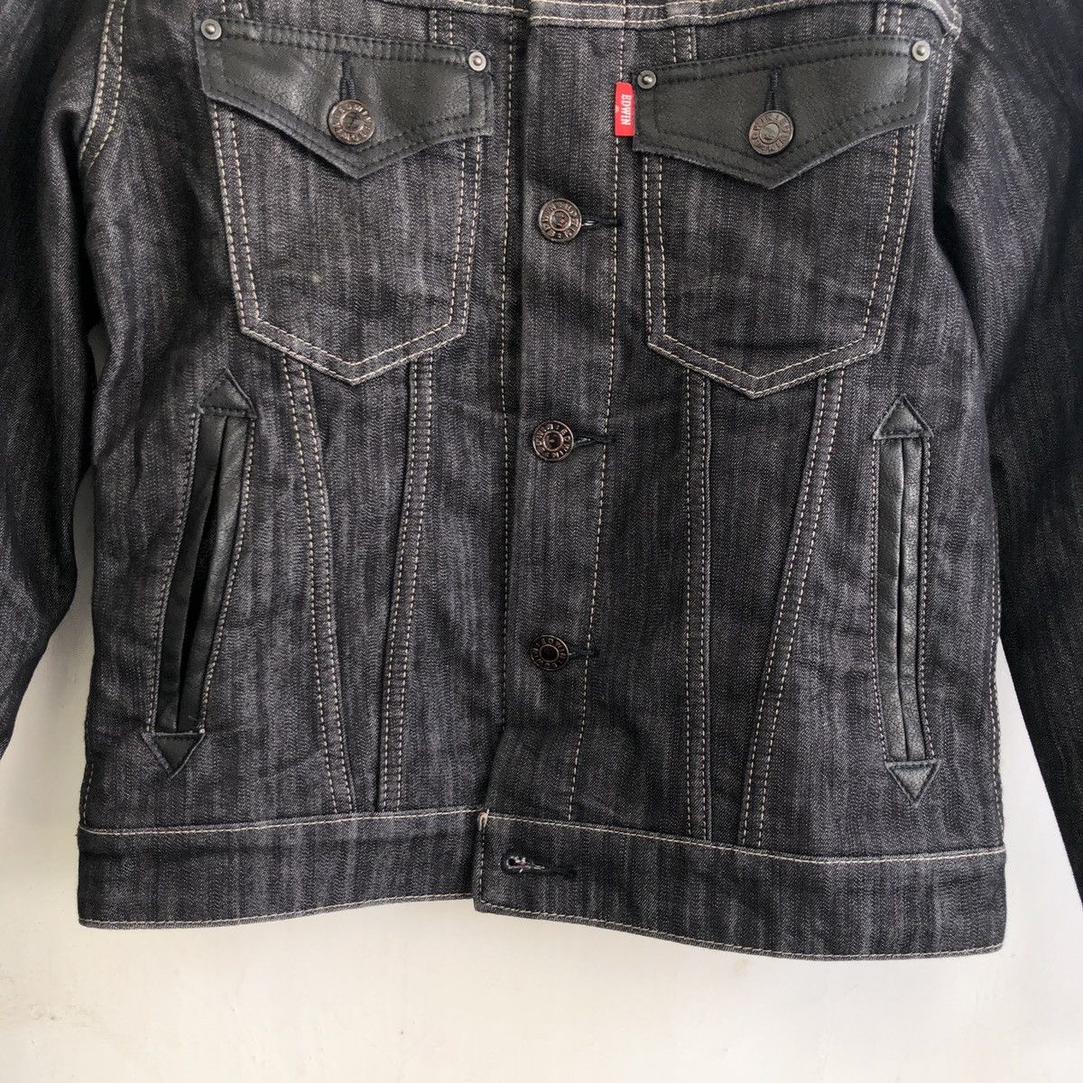 Edwin × If Six Was Nine 🔥LIKE NEW🔥 EDWIN EDGE WILD FIRE DENIM JACKET Size US M / EU 48-50 / 2 - 4 Thumbnail
