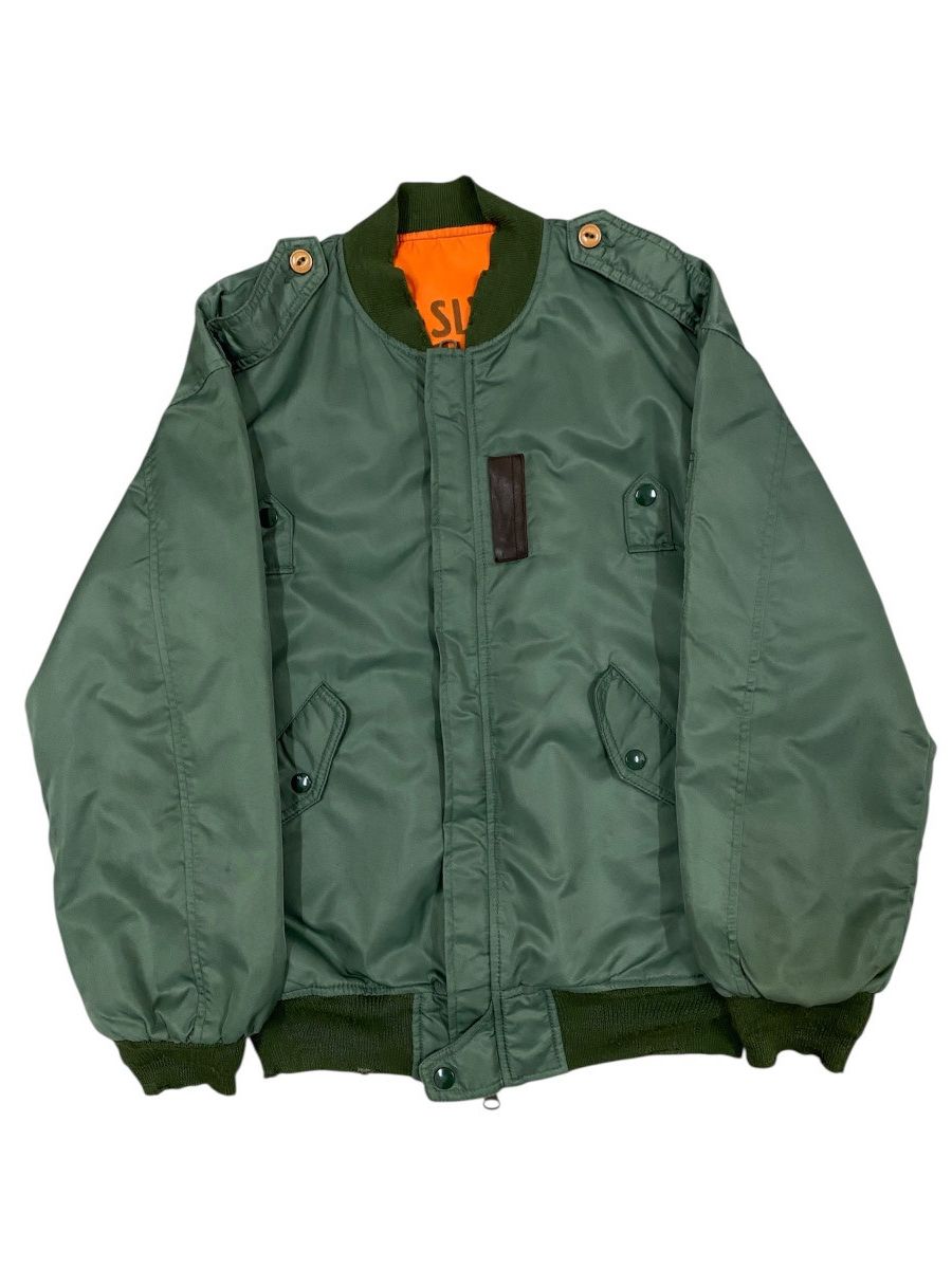 Vintage Vtg Bomber Jacket SLY Military - Amelia Size US M / EU 48-50 / 2 - 3 Thumbnail
