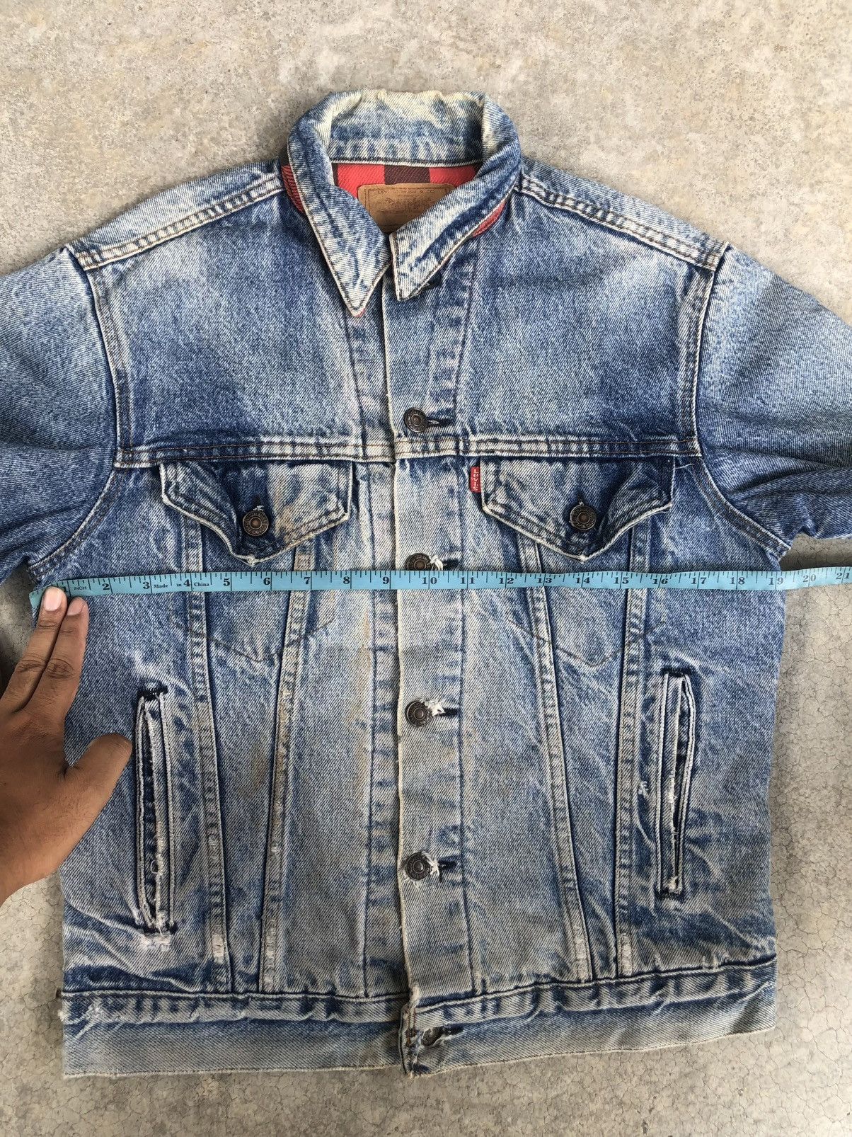 Levi's Vintage 80s Levi’s Blanket Lined Denim Jacket Distressed Size US M / EU 48-50 / 2 - 24 Thumbnail