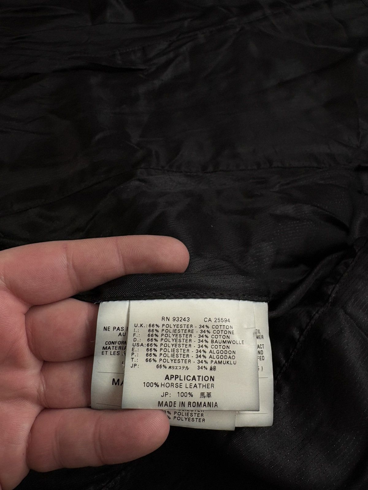 Diesel Rare Diesel Leather Belted Biker Avant Garde Jacket sz L Size L / US 10 / IT 46 - 10 Thumbnail