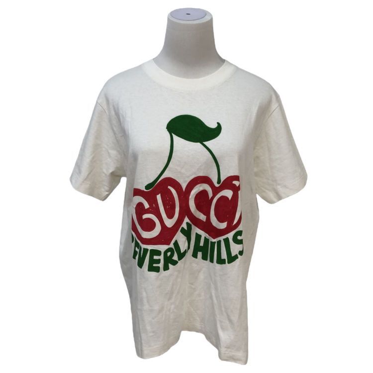 Gucci Gucci Cherry Graphic T-Shirt Size M Size US M / EU 48-50 / 2 - 1 Thumbnail